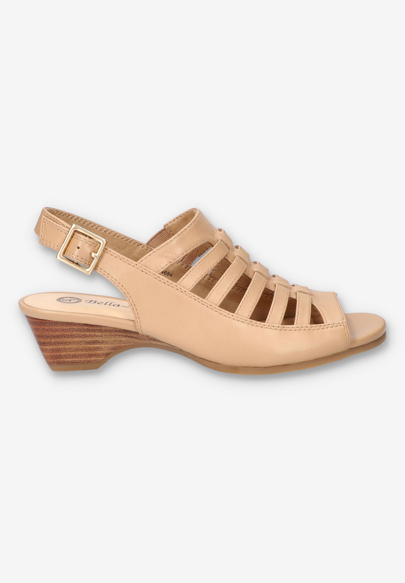 Yakira Wedge Sandal, NATURAL LEATHER, alternate image number 2