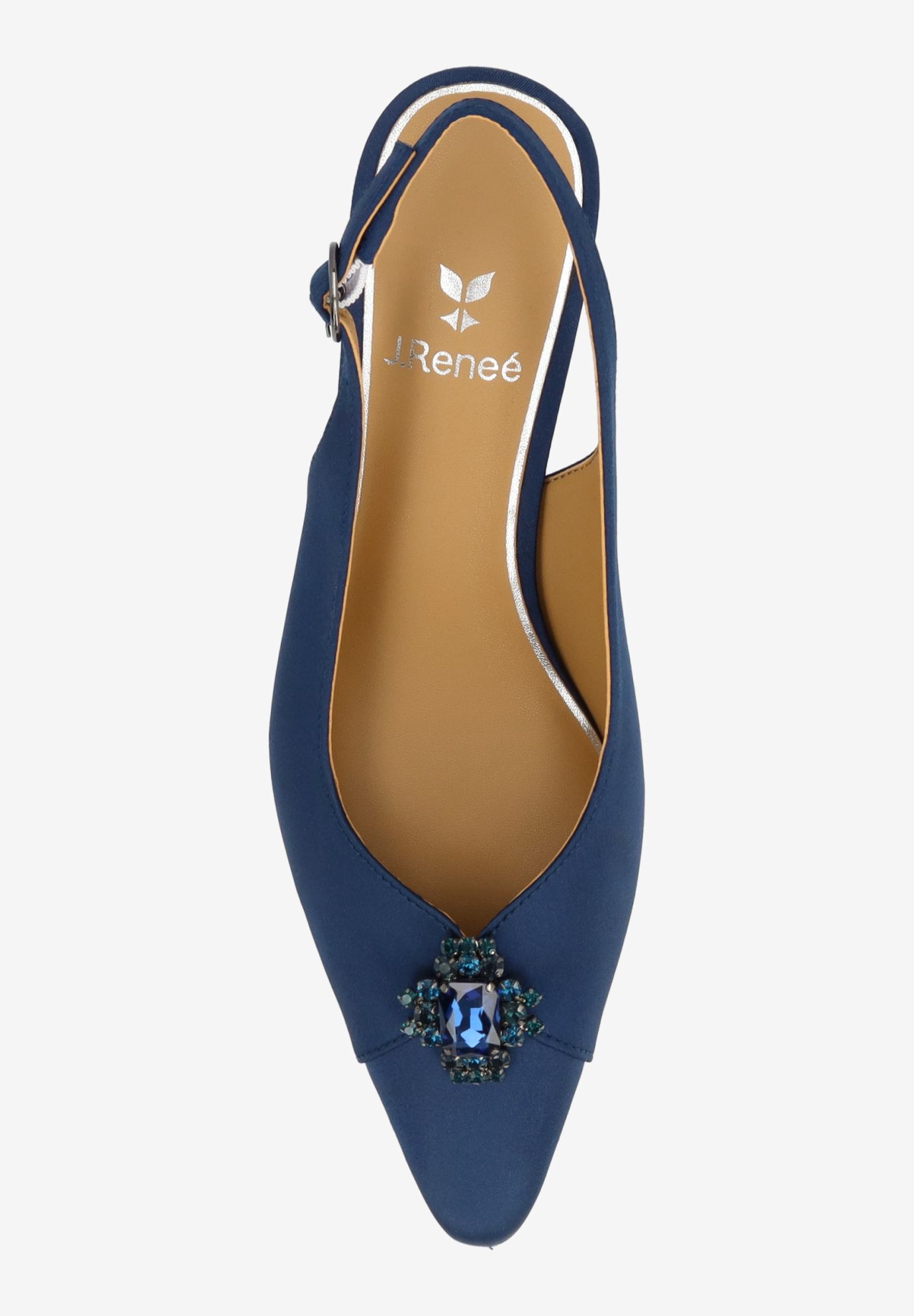 Brivella Sling Back Pump, NAVY, alternate image number 1