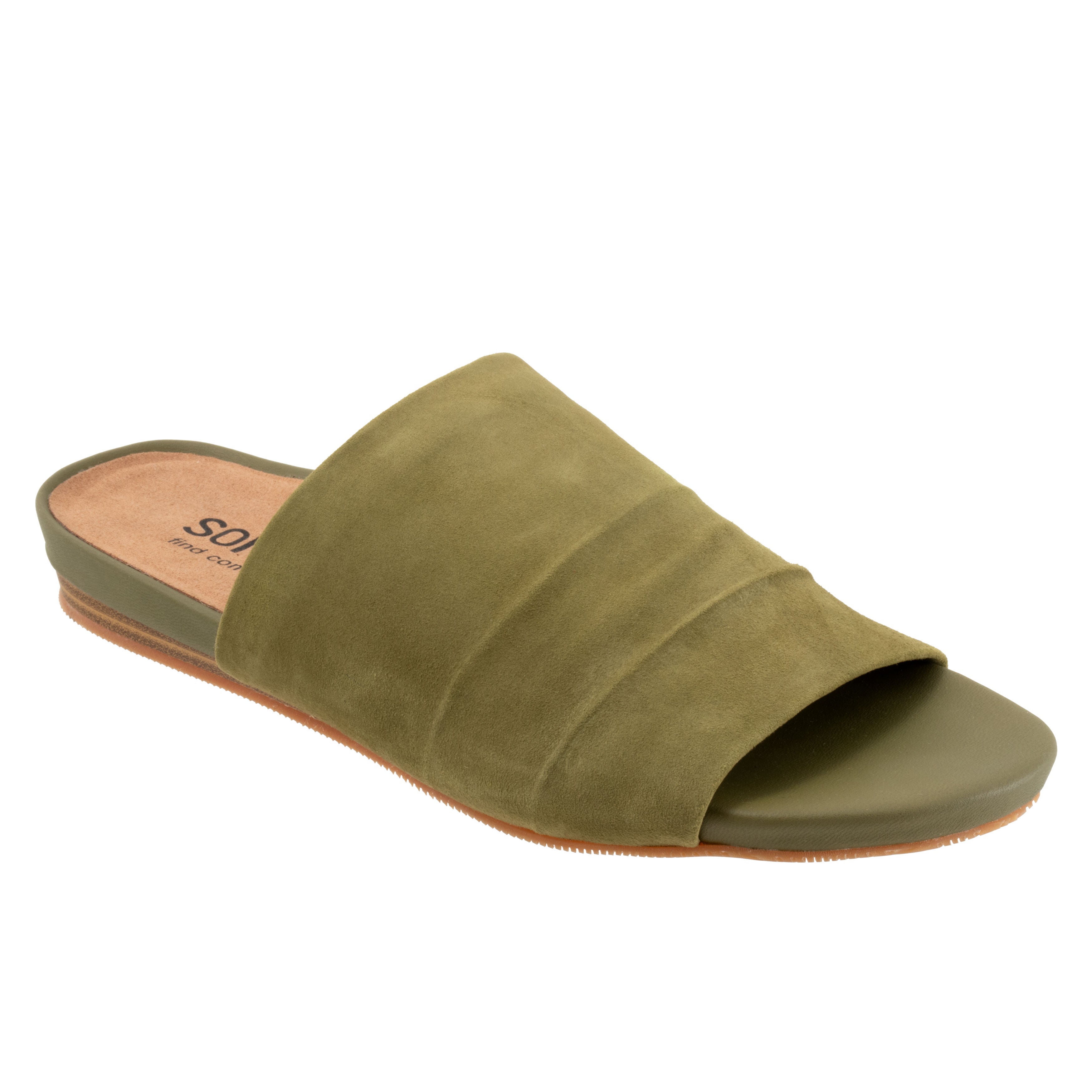 Camano Sandal, OLIVE SUEDE, hi-res image number 0