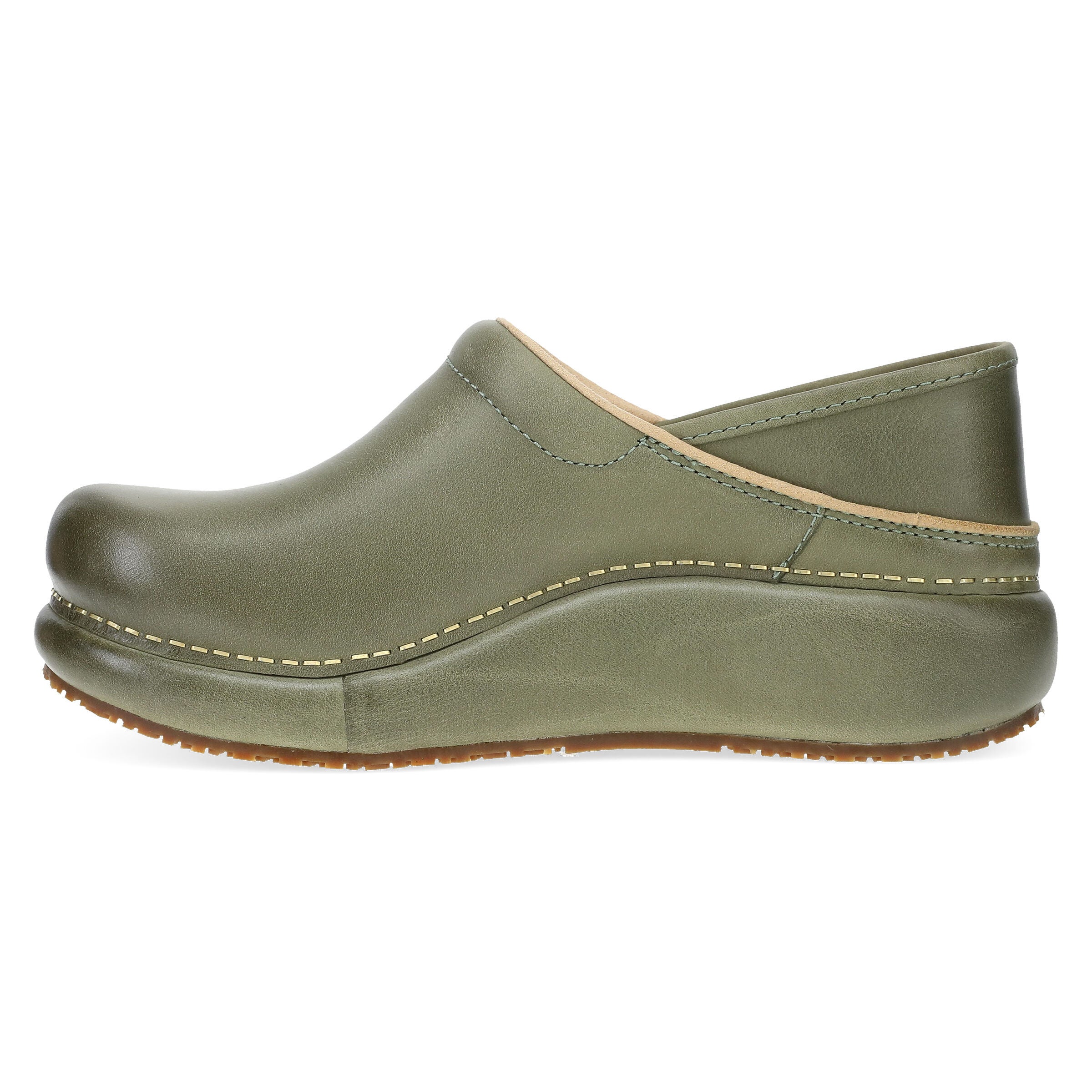 Platform Pro Nubuck Clog, GREEN, alternate image number 6