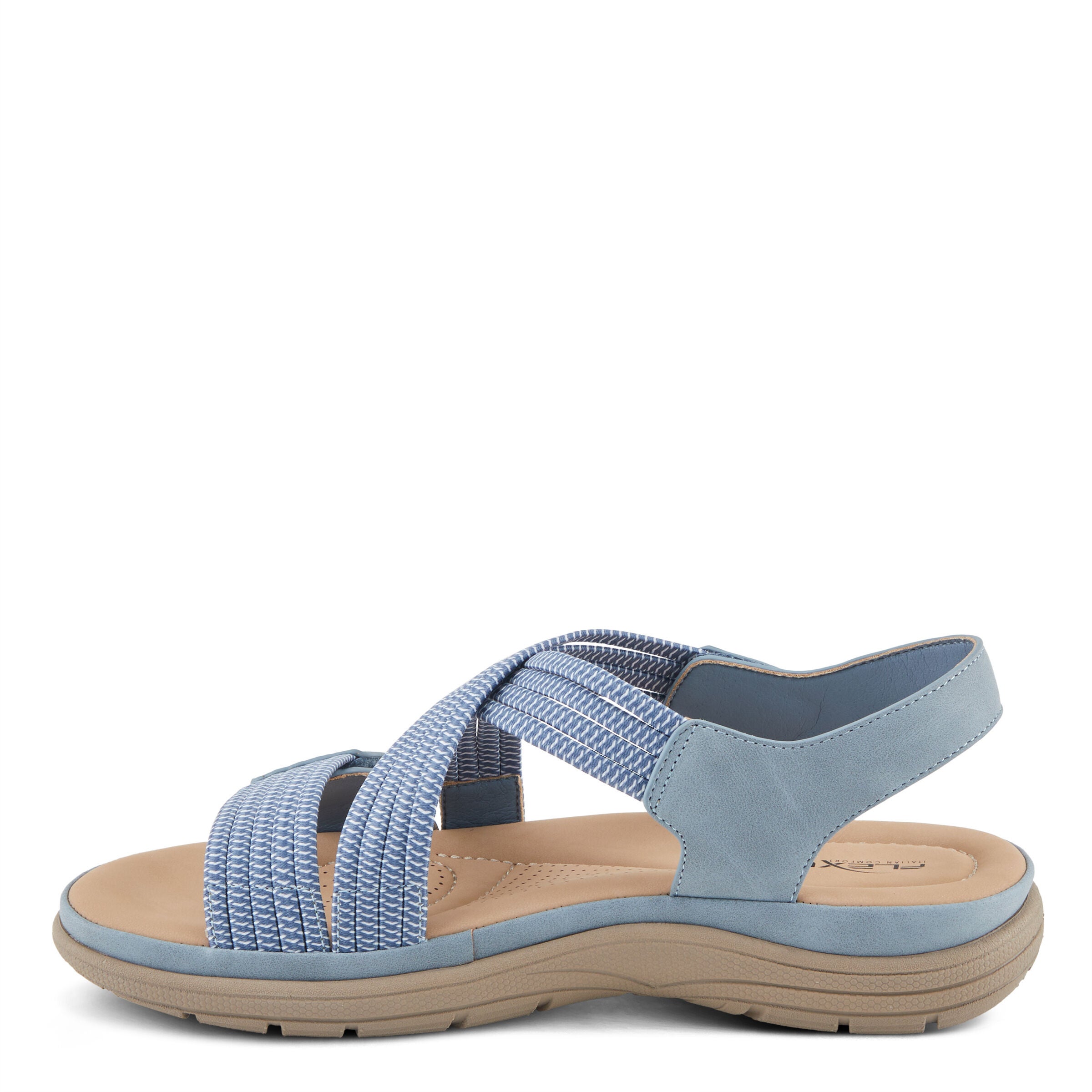 Crossbeam Sandal, BLUE, alternate image number 2