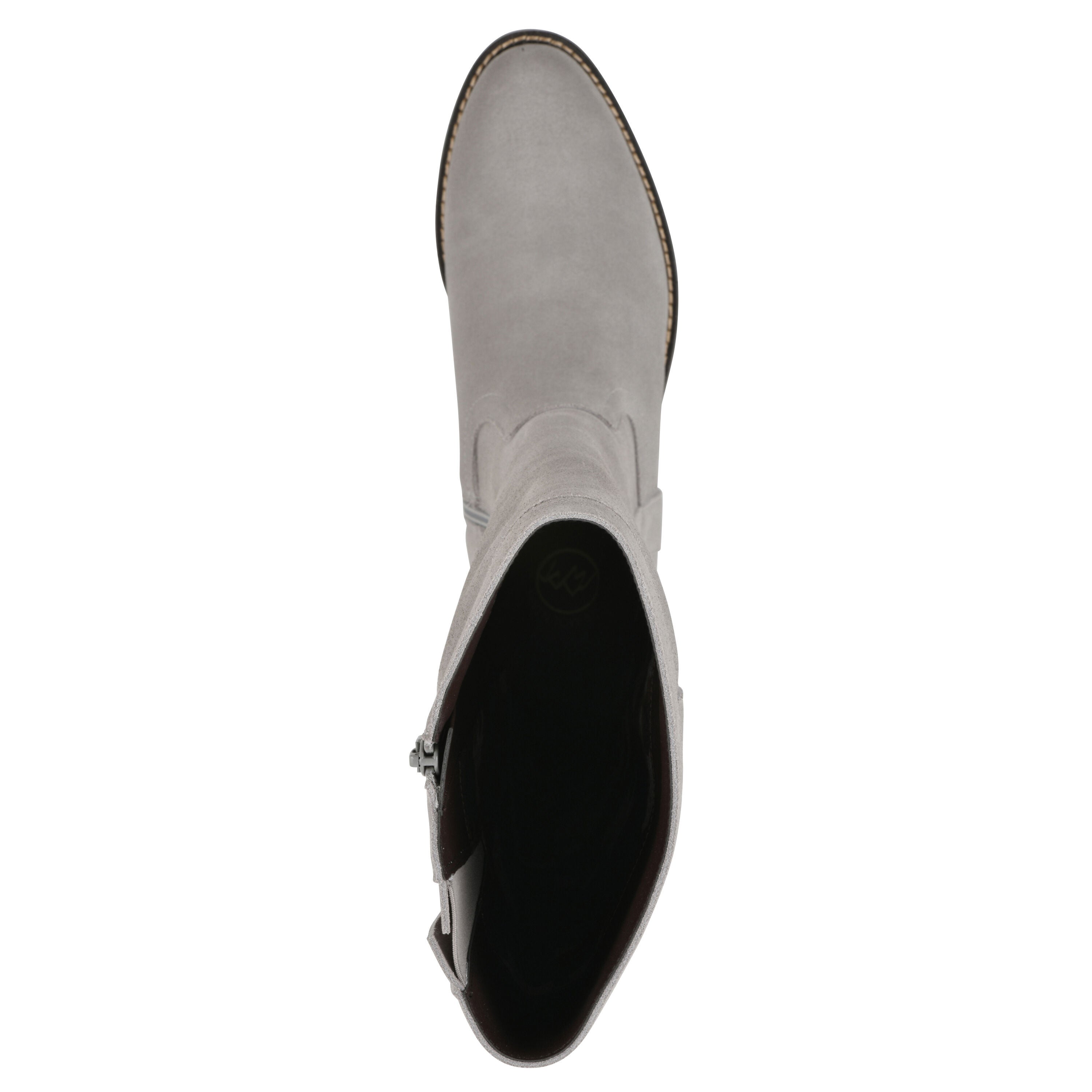 Altitude Wide Calf Tall Shaft Boot, LIGHT GREY SUEDE, alternate image number 4
