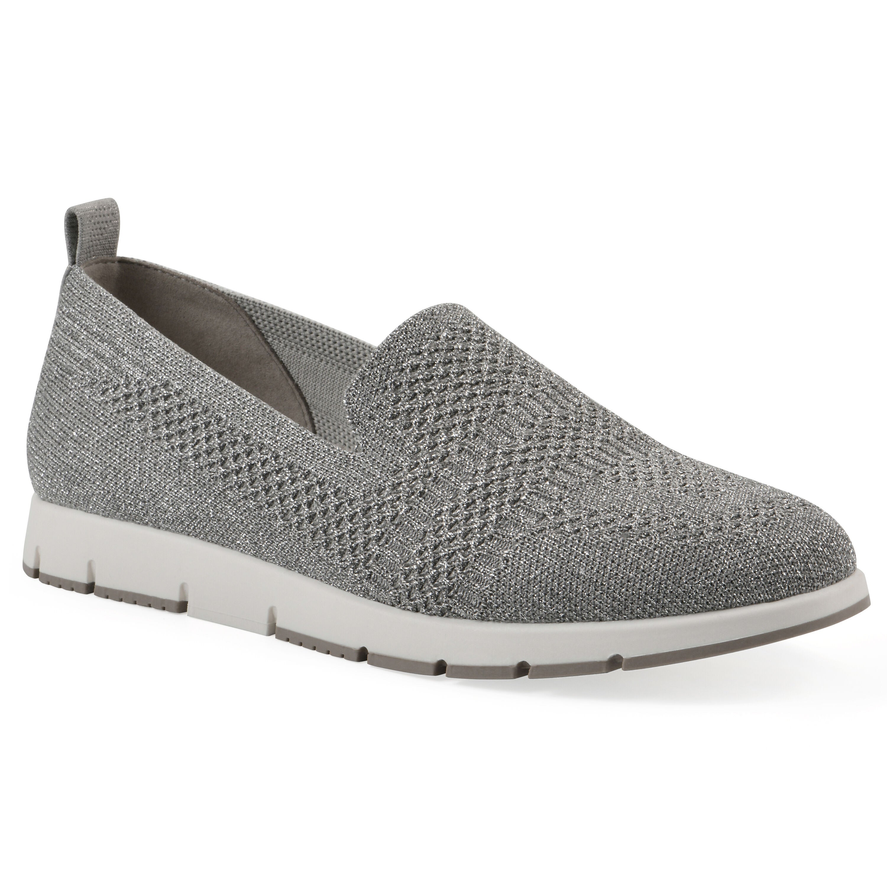 Garren Slip-On Shoe, GREY GLITTER KNIT, hi-res image number 0