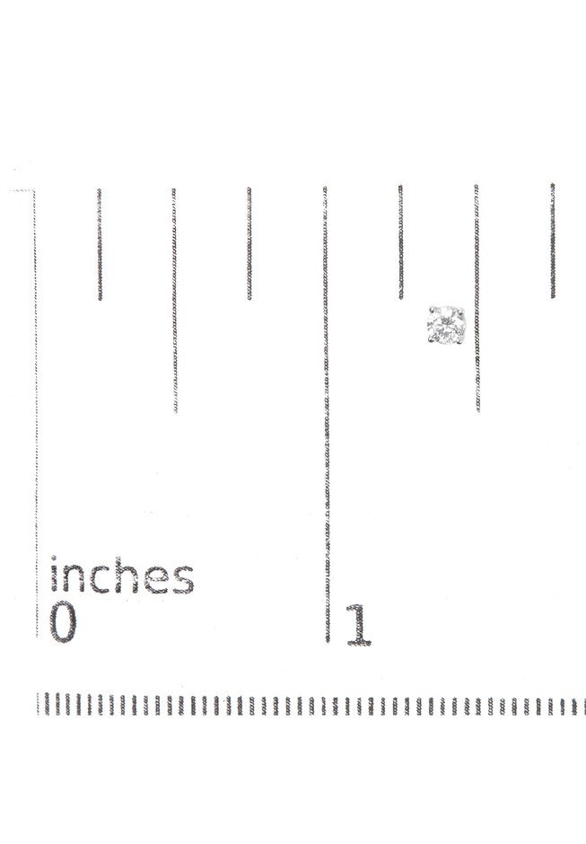 14K White Gold 1/4 Cttw Lab Grown Diamond 4-Prong Classic Solitaire Stud Earrings, , alternate image number 4