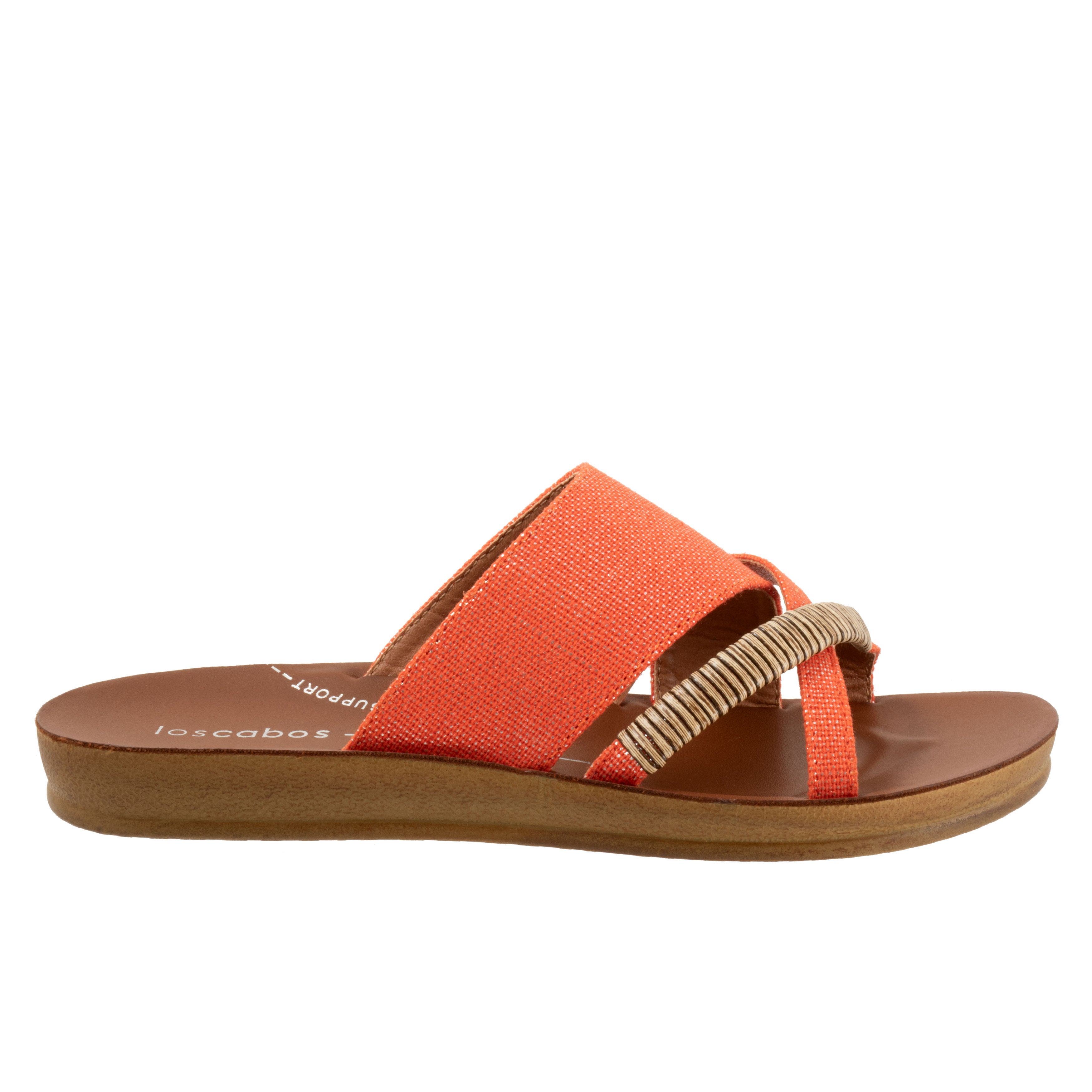 Bride Sandal, ORANGE RAFFIA, alternate image number 4
