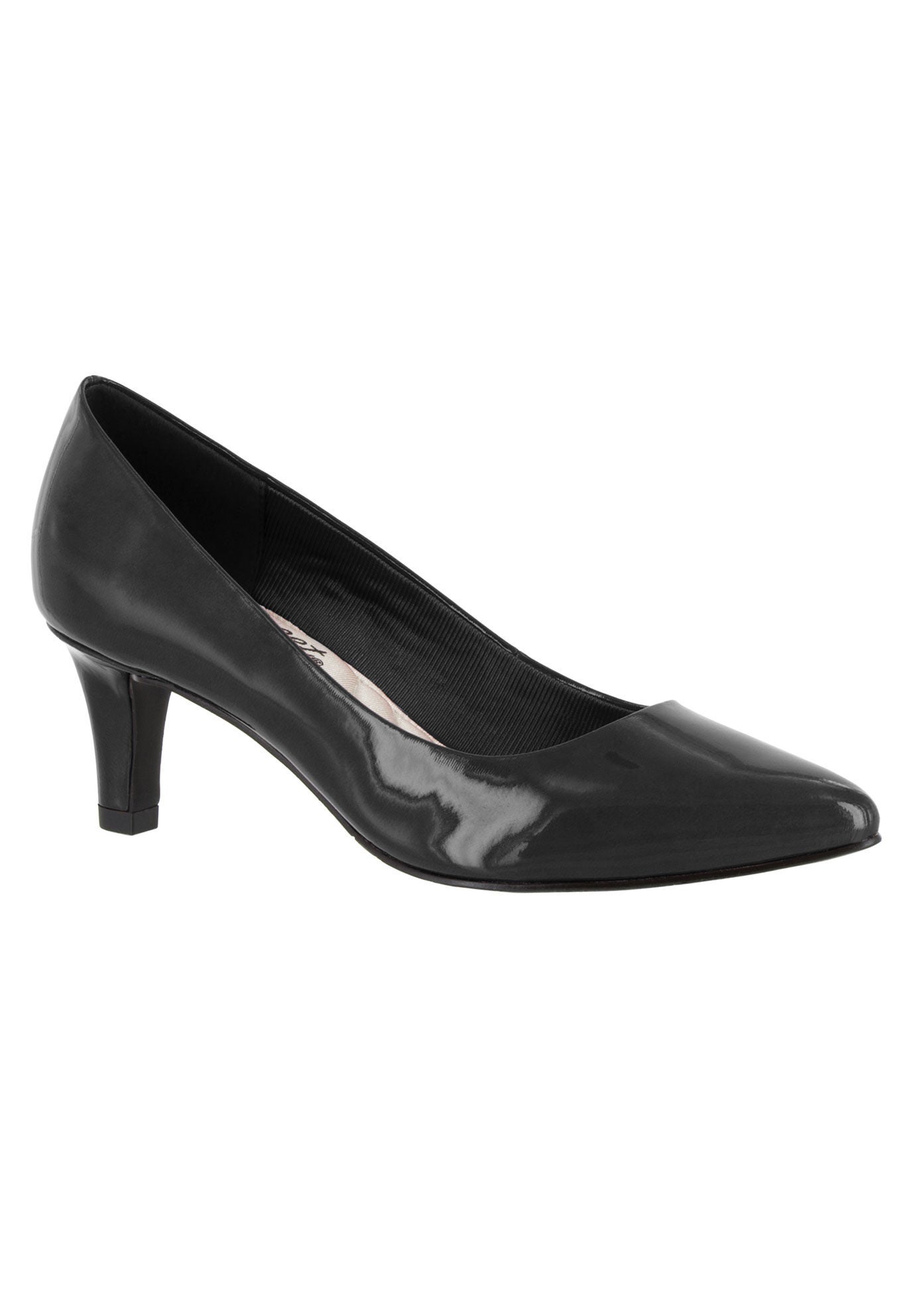Pointe Pump by Easy Street®, BLACK PATENT, hi-res image number 0