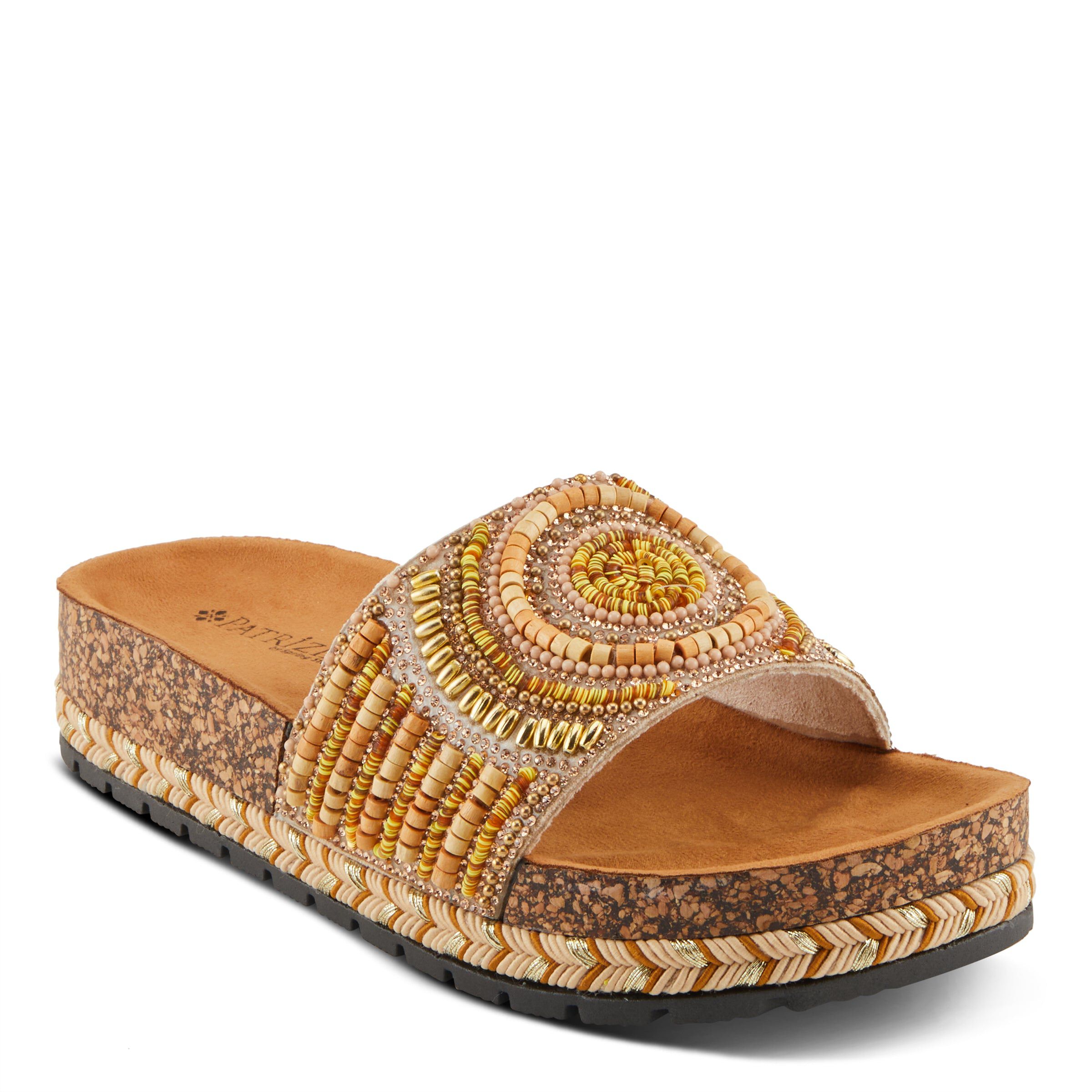 Swirla Slide Sandal, YELLOW MULTI, hi-res image number 0