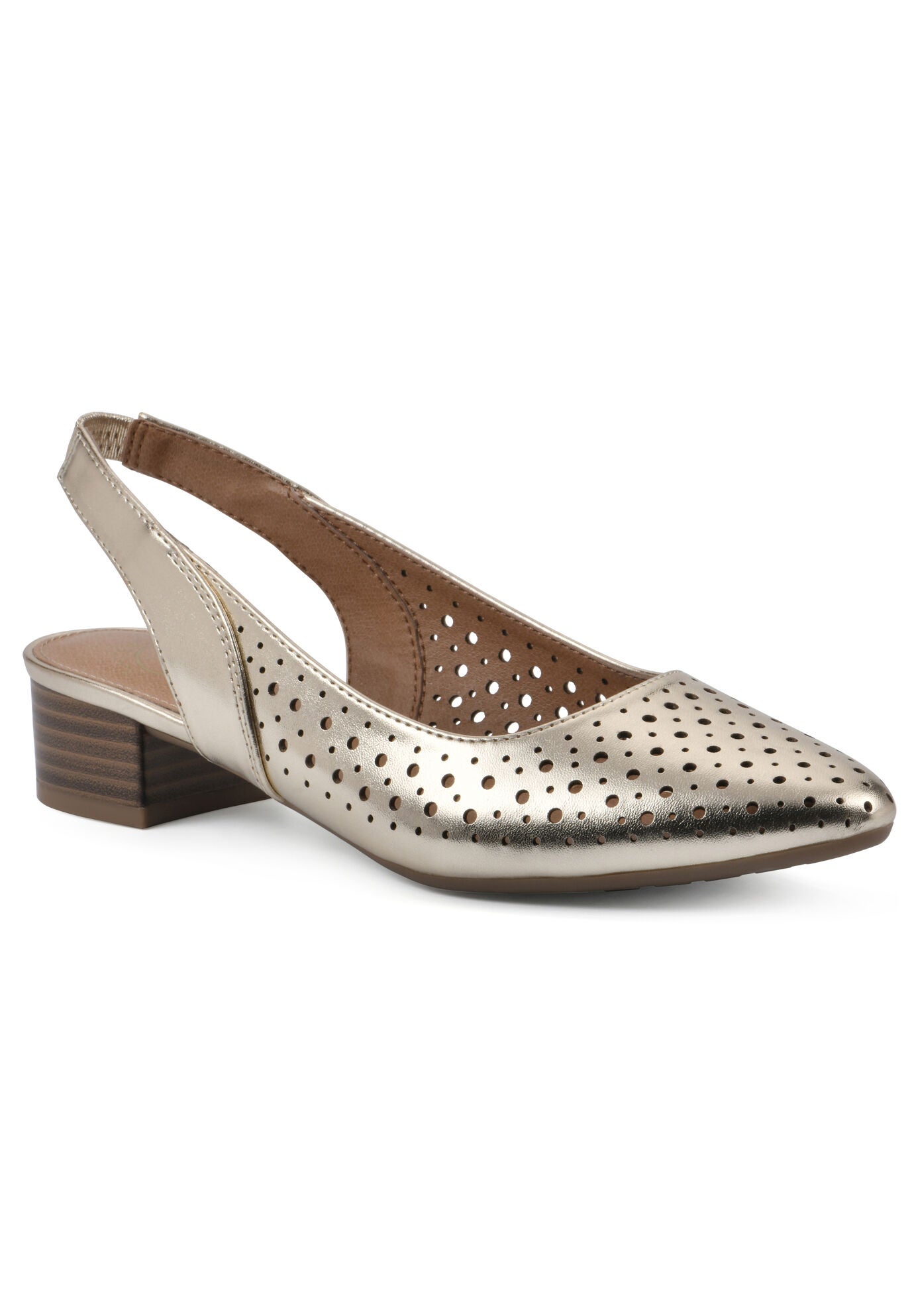 Boronic Slingback, GOLD METALLIC SMOOTH, hi-res image number 0