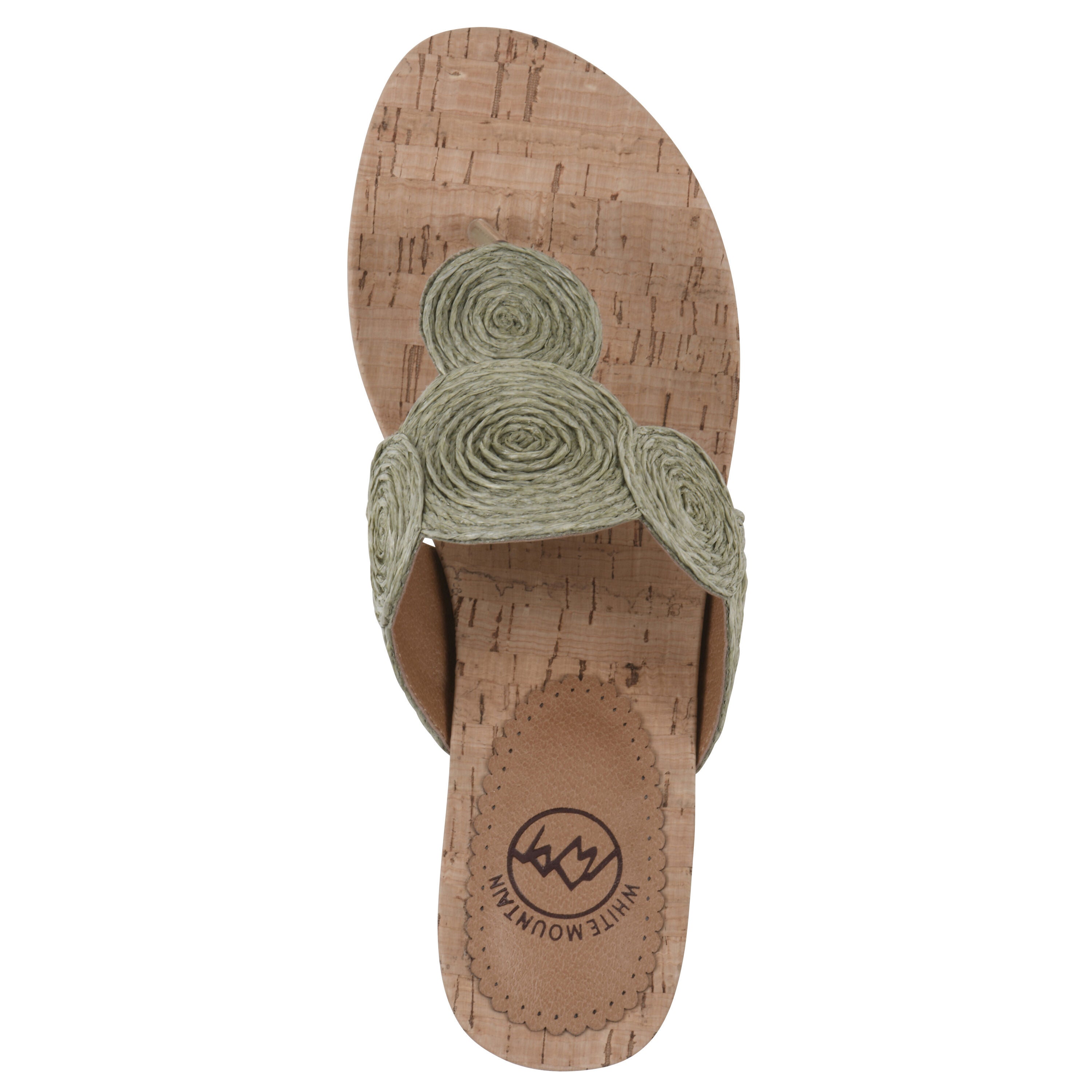 Affogato Wedge Sandal, ALOE GREEN SMOOTH, alternate image number 4