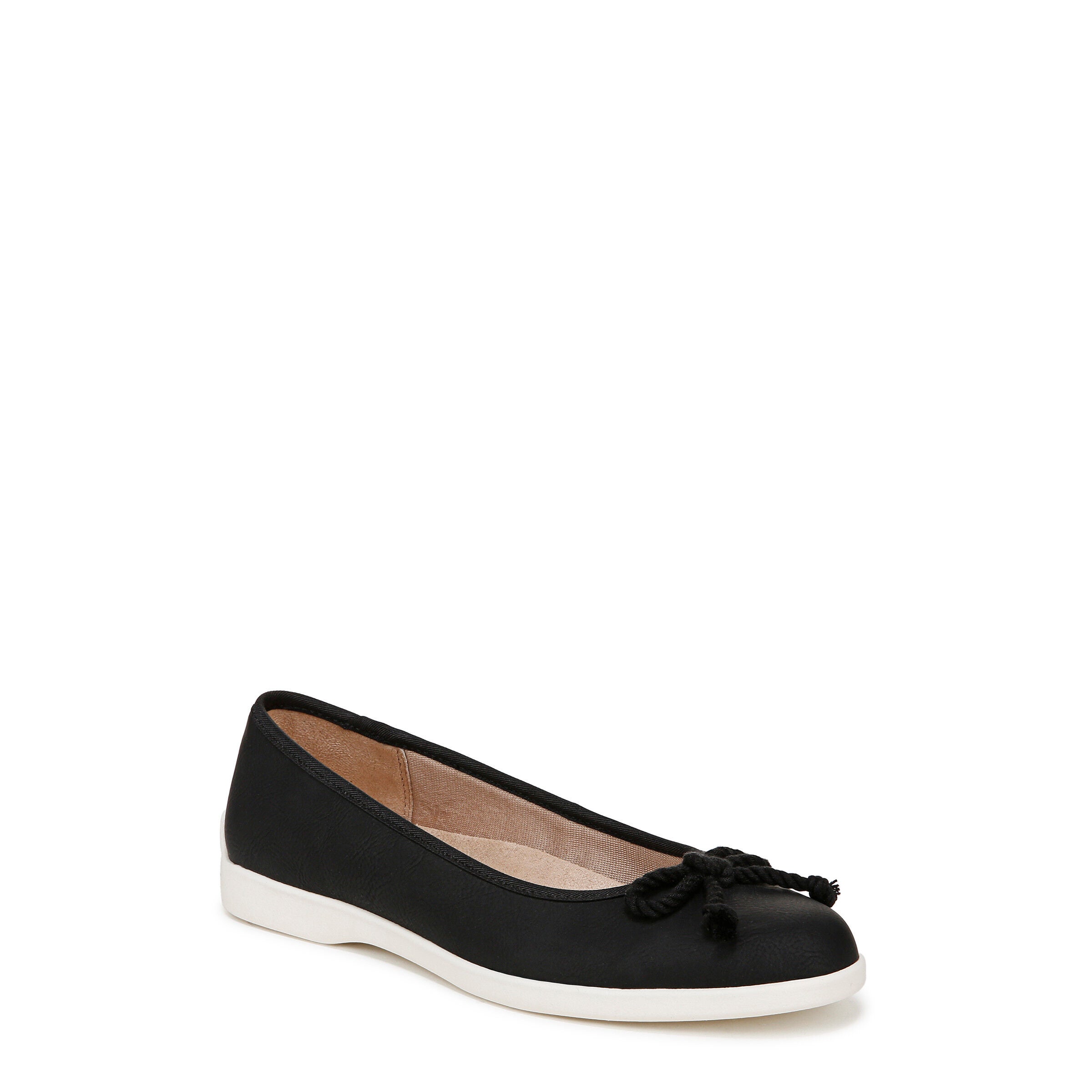 Maura Bow Trim Flat, BLACK, hi-res image number 0
