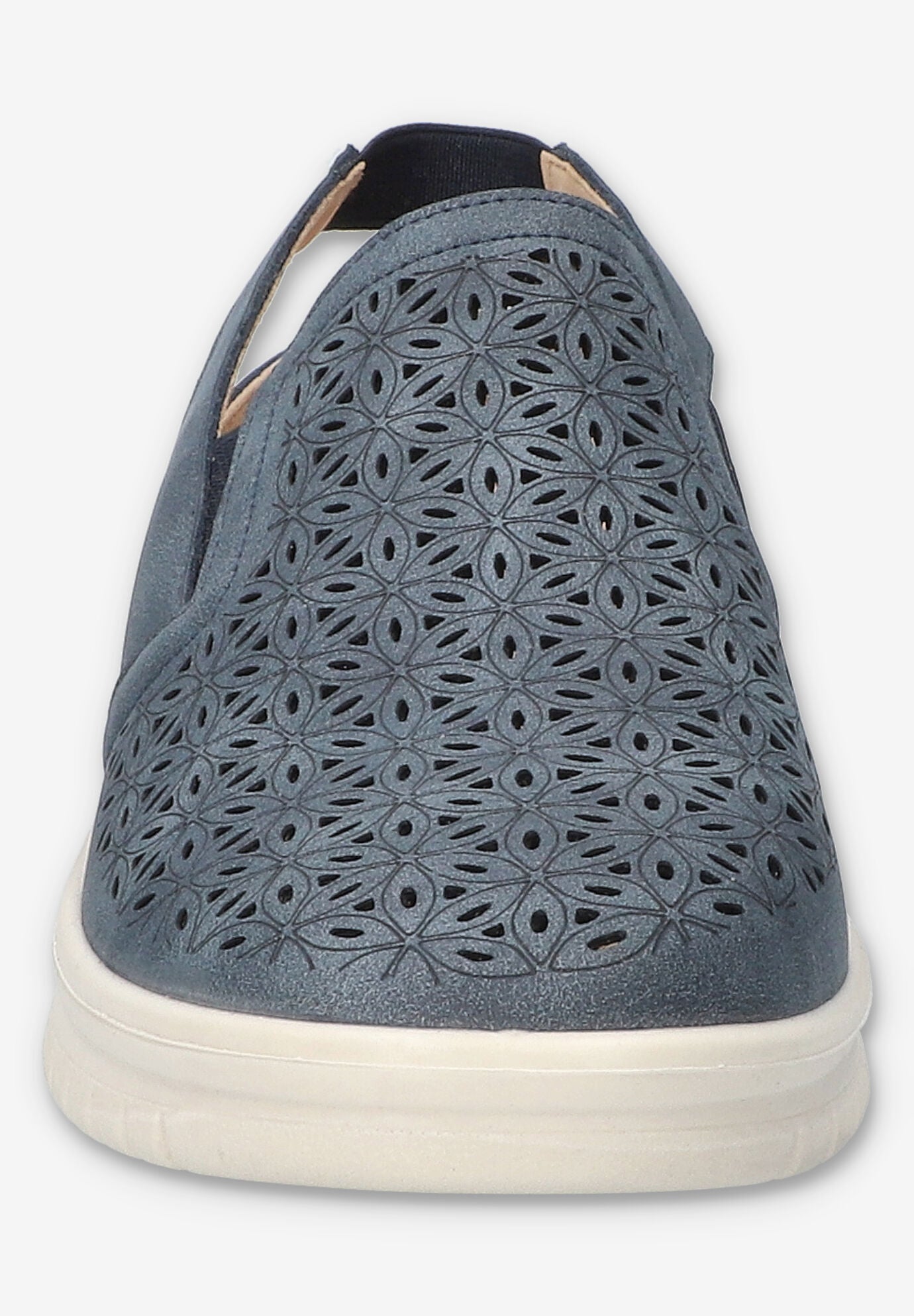 Petal Comfort Wedge, NAVY, on-hover image number 1