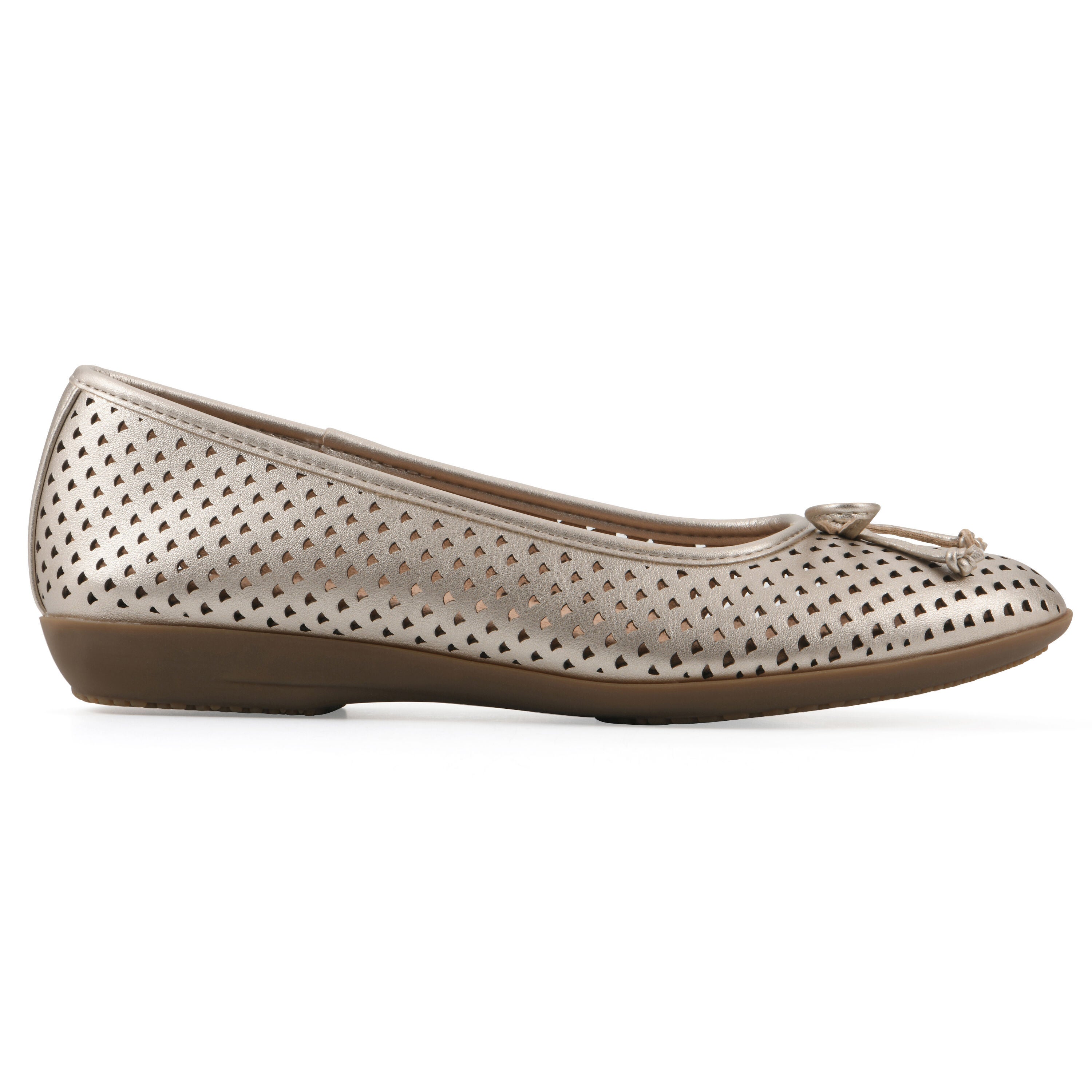 Carris Ballet Flat, PLATINO METALLIC, alternate image number 2