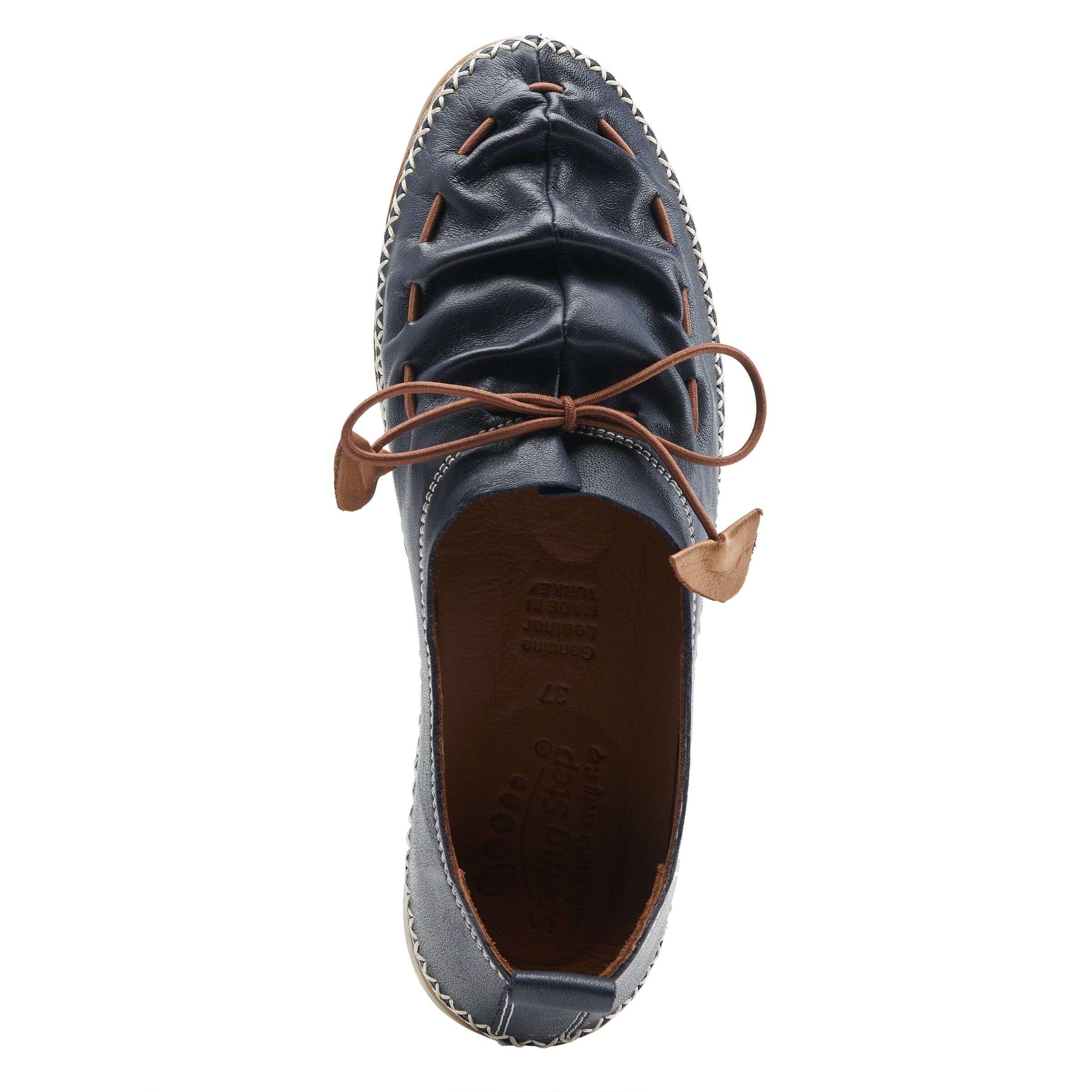 Berna Flat Shoes, NAVY, alternate image number 3
