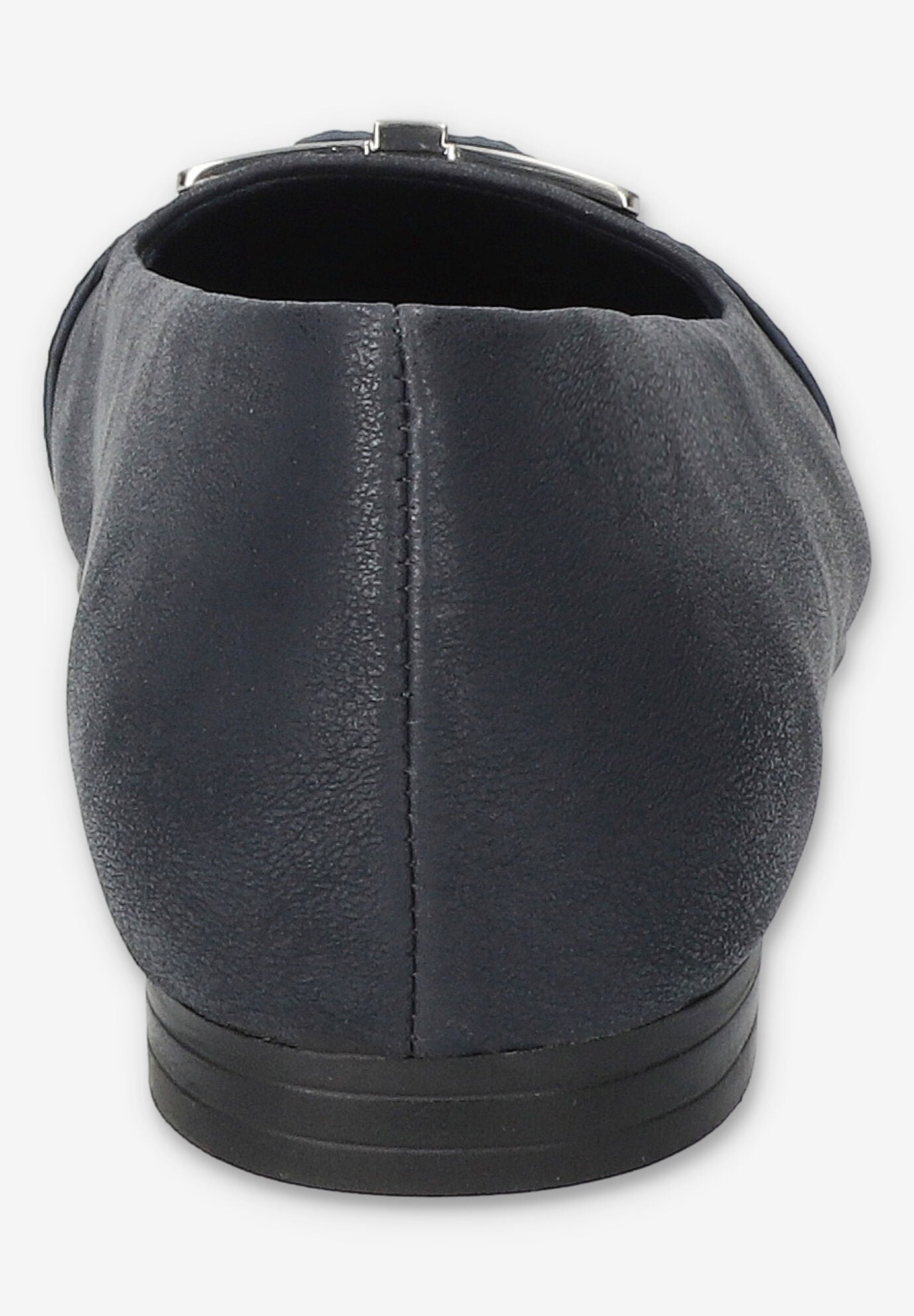 Keely Square Toe Flat, NAVY MATTE CROCO, on-hover image number 1