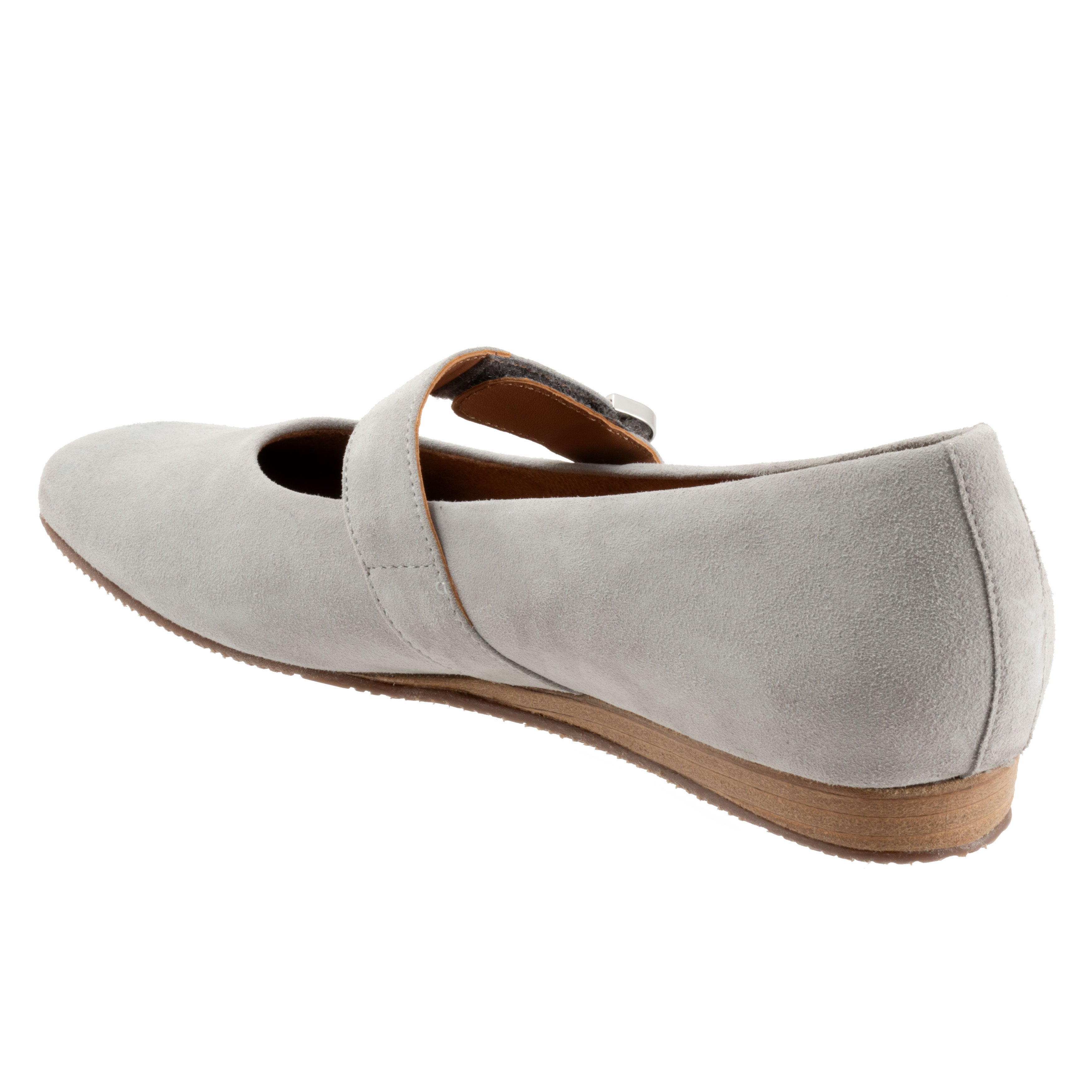 Valdivia Flat, MID GREY SUEDE, on-hover image number 1