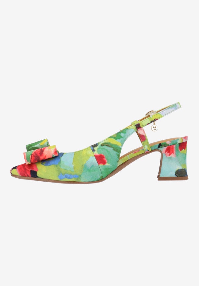 Greer Slingback Pump, GREEN, alternate image number 5