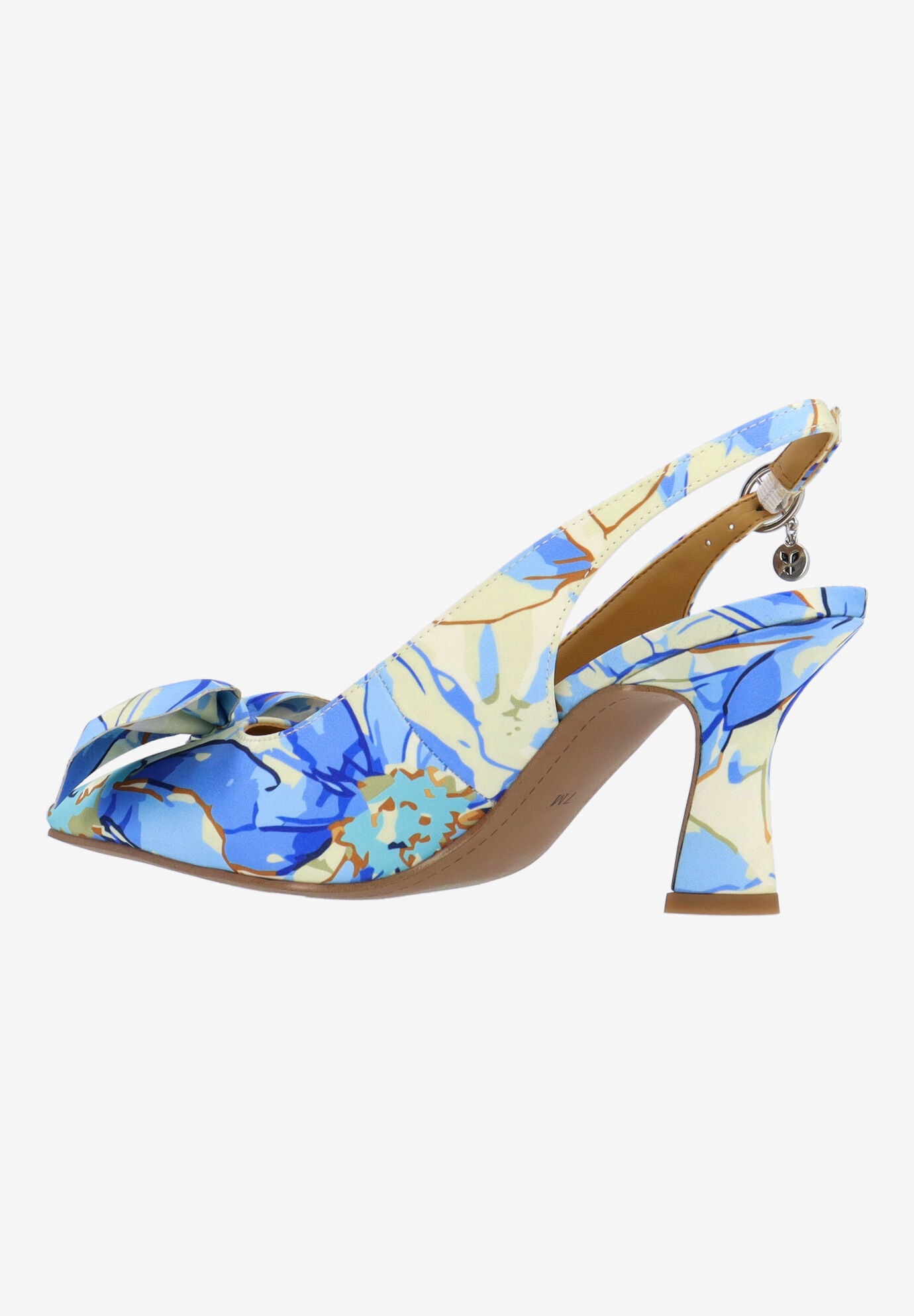 Harlan Slingback Pump, BLUE CREAM, alternate image number 5