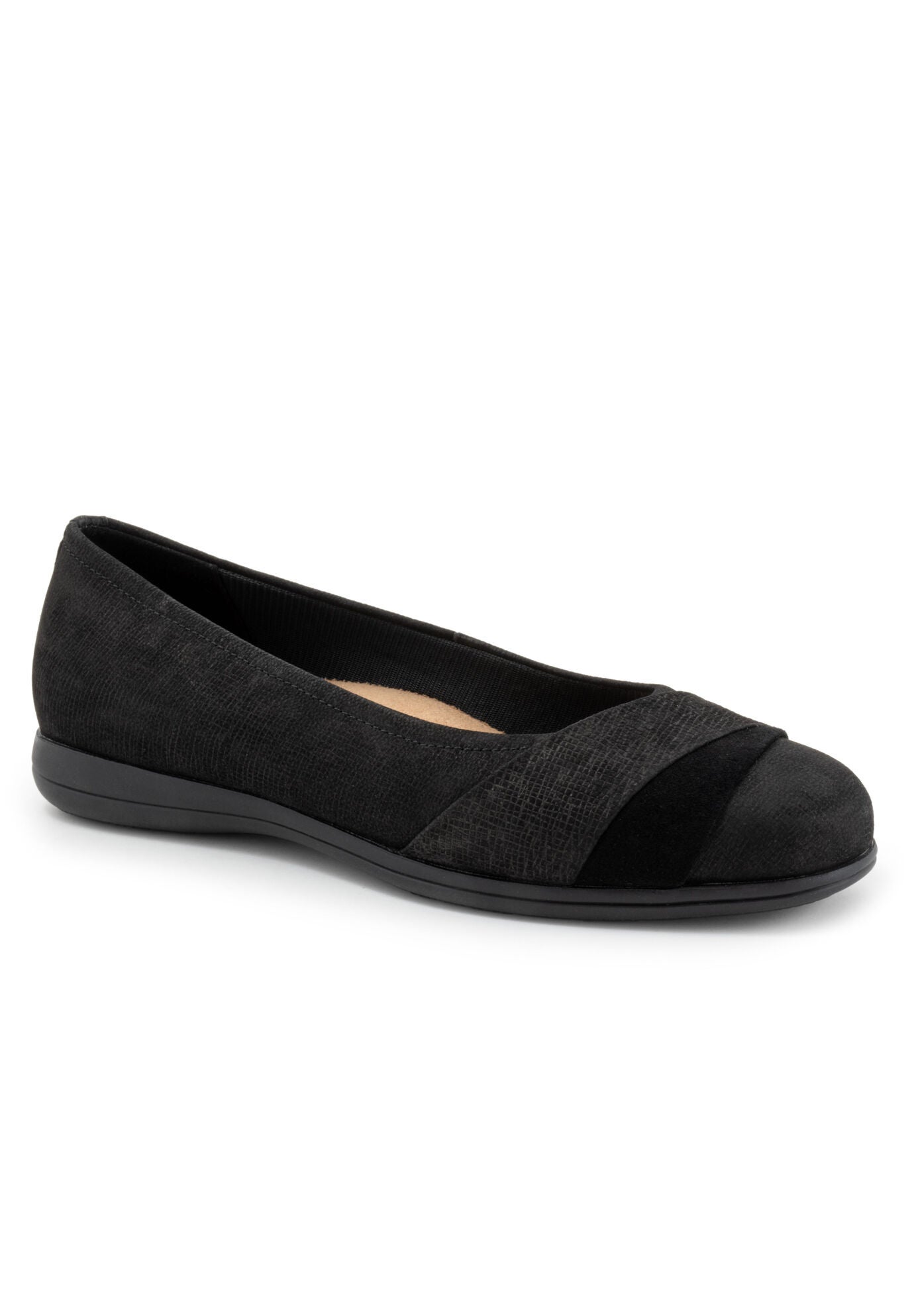 Danni Flat, BLACK NUBUCK, hi-res image number 0