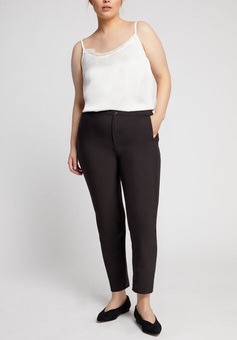 June Fit Corner Office Pants, BLACK, hi-res image number null