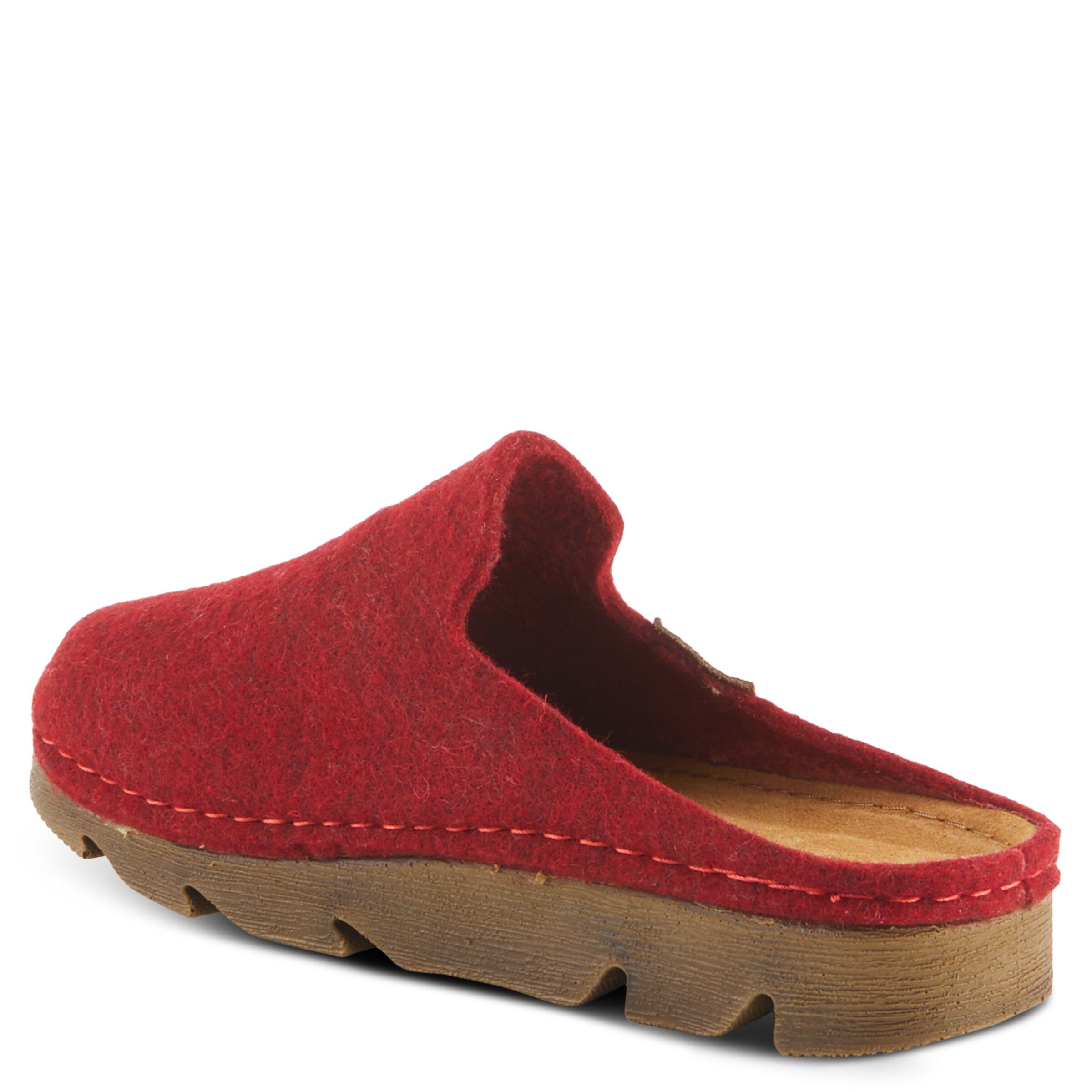 Cloggish Open Back Clog Slipper, RED, alternate image number 7
