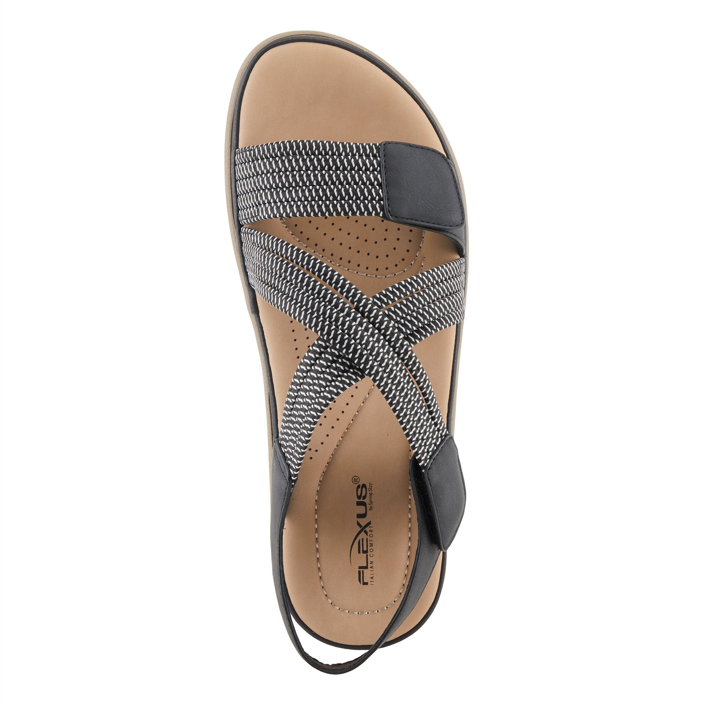 Crossbeam Sandal, BLACK, alternate image number 3