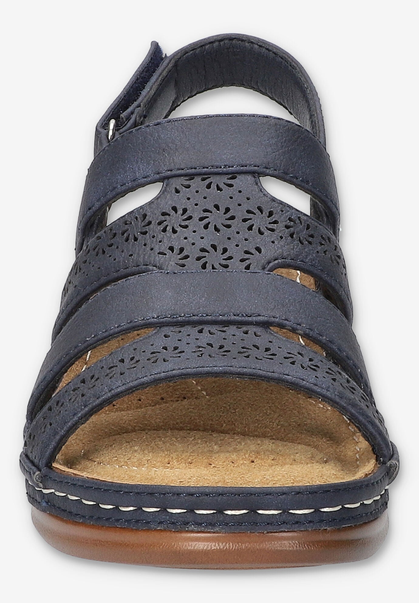 Alexi Slingback Wedge Sandal, NAVY, on-hover image number 1
