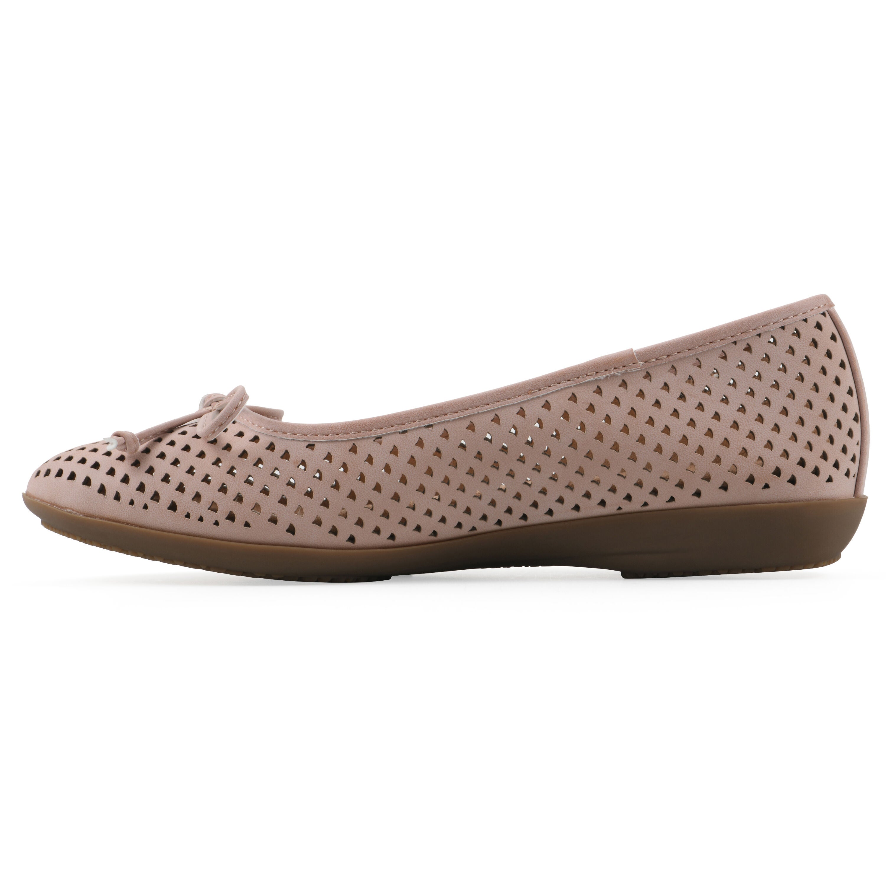 Carris Ballet Flat, DUSTY PINK SMOOTH, alternate image number 3