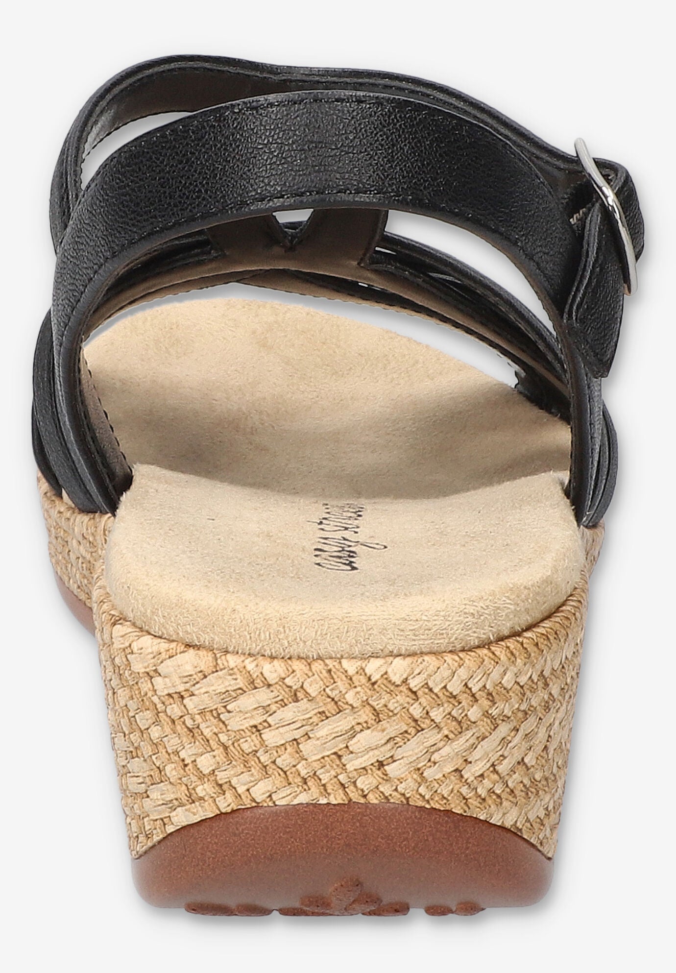Lua Wedge Sandal, BLACK, alternate image number 3