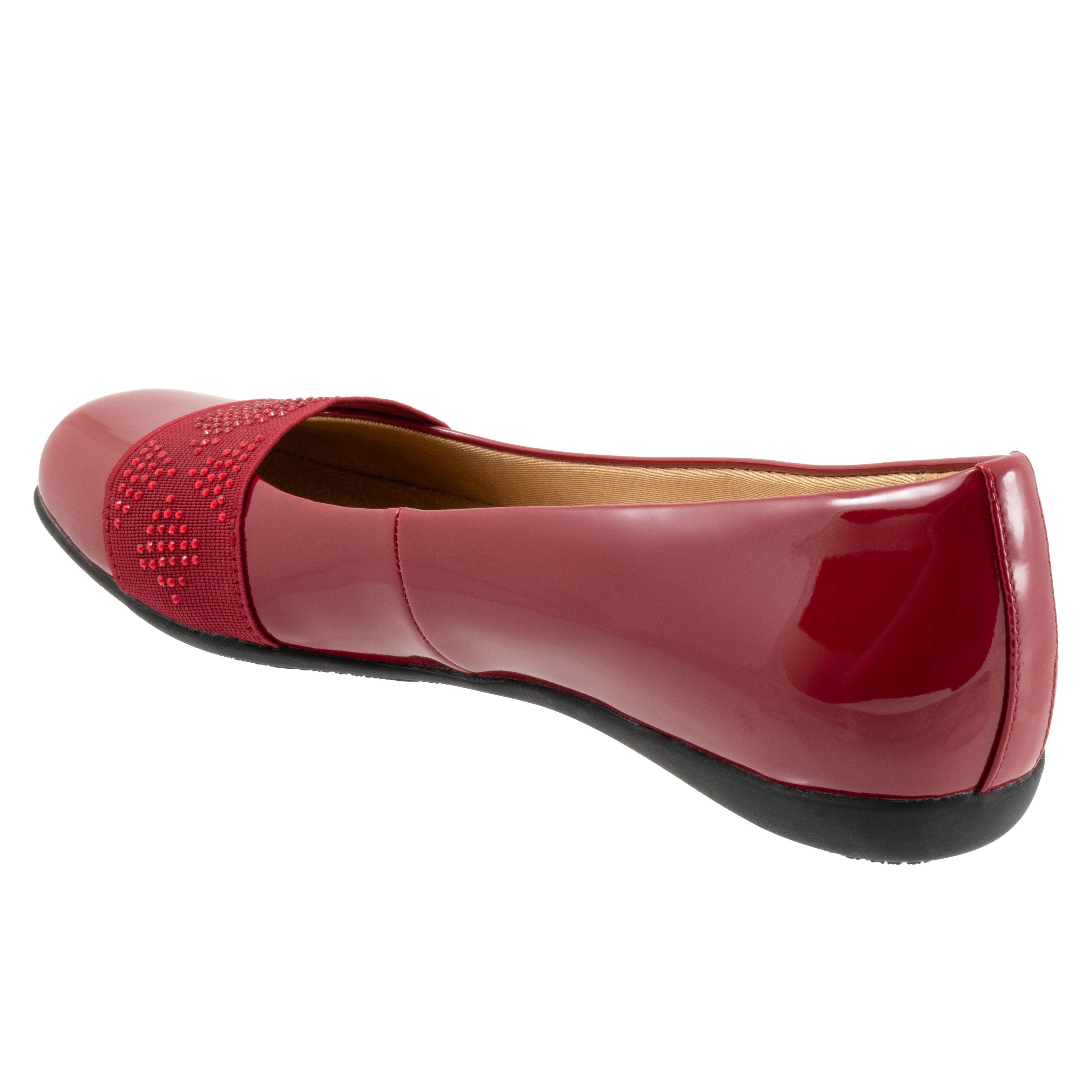 Samantha Flat, BROWN CROCO, on-hover image number 1