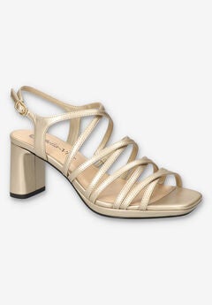 Damsel Square Toe Heeled Sandal
