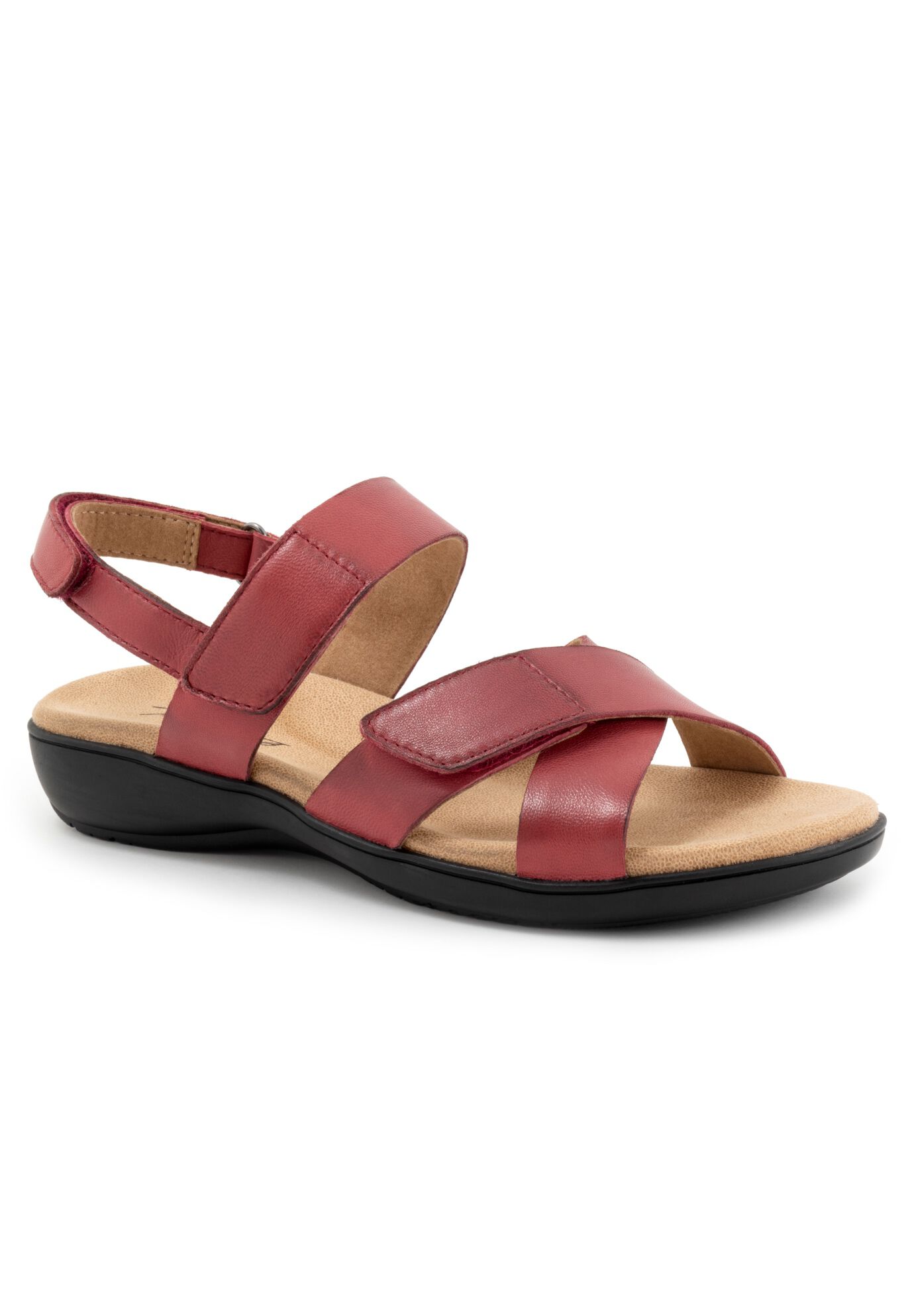 River Sling Back Sandal, DARK RED, hi-res image number 0