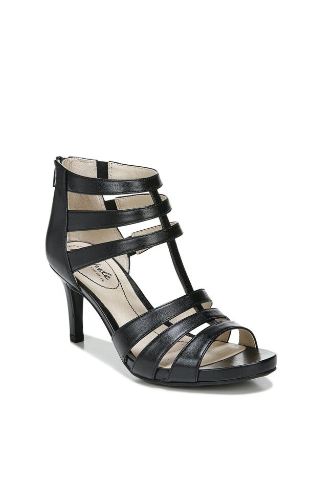 Mallie Heeled Sandal, BLACK, hi-res image number 0