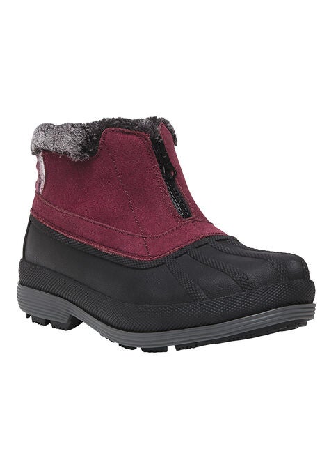 Lumi Ankle Zip Wateproof Bootie, BERRY, hi-res image number null