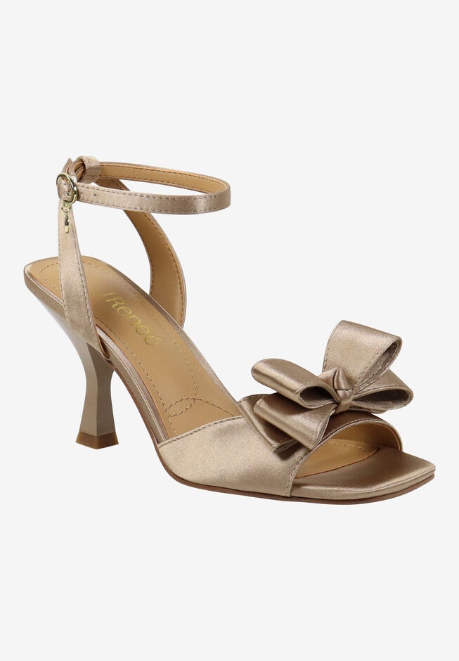 Nishia Ankle Strap Sandal, BEIGE, hi-res image number 0
