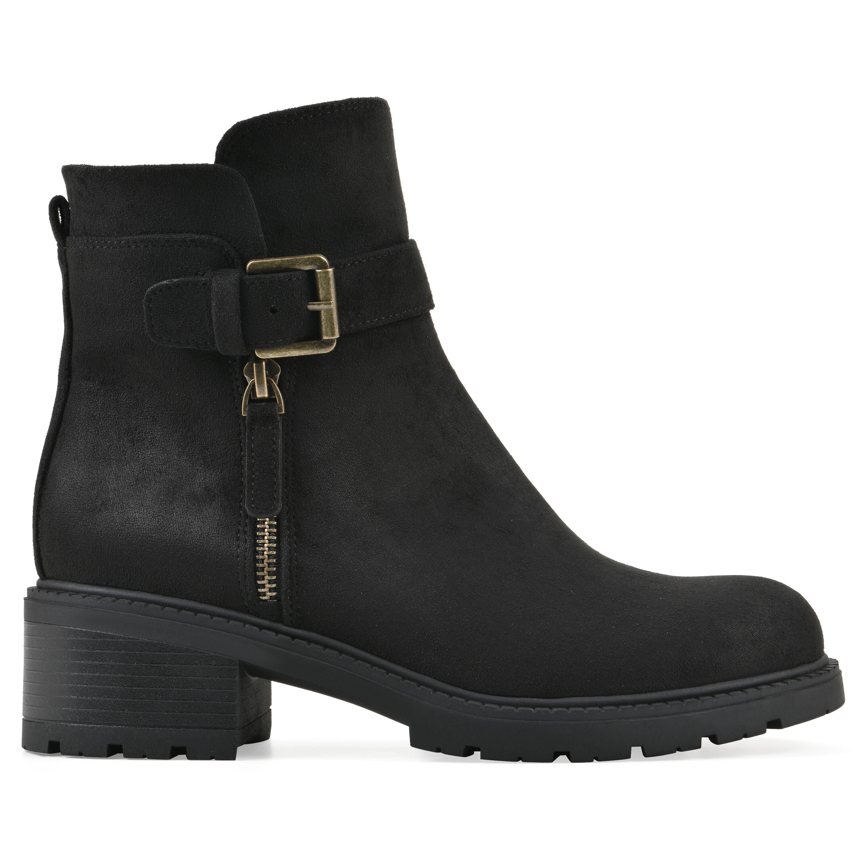 Bodie Lug Sole Bootie, BLACK FABRIC, alternate image number 2