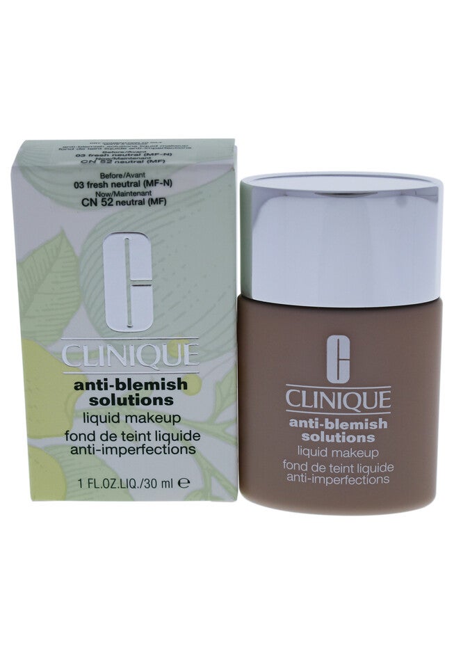 Anti-Blemish Solutions Liquid Makeup - 04 Fresh Vanilla(Mf) -1 Oz Foundation, FRESH NEUTRAL, hi-res image number null