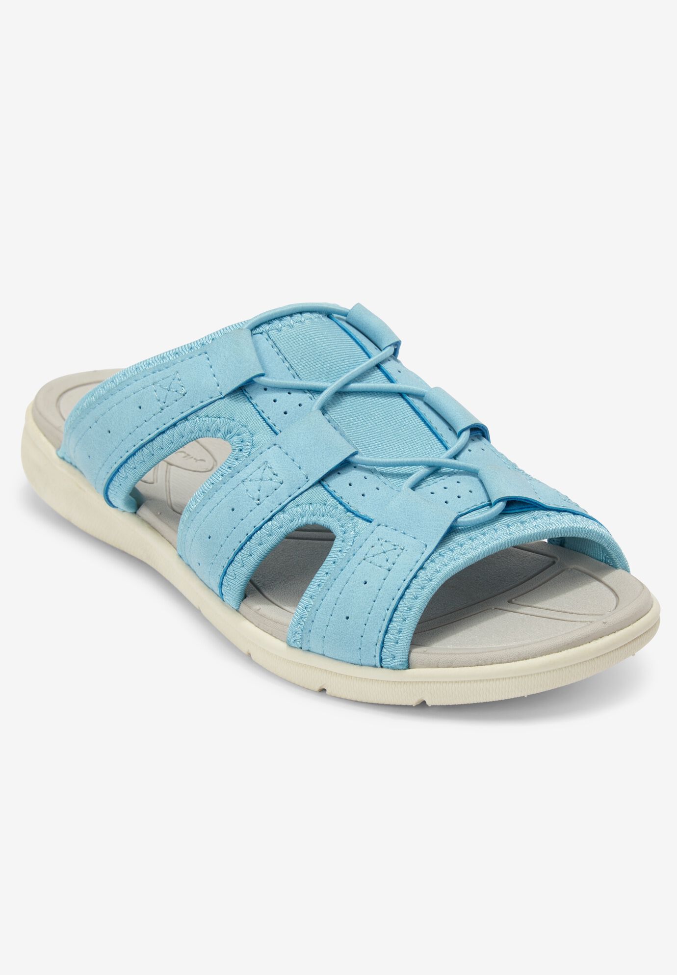 extra wide slide sandals