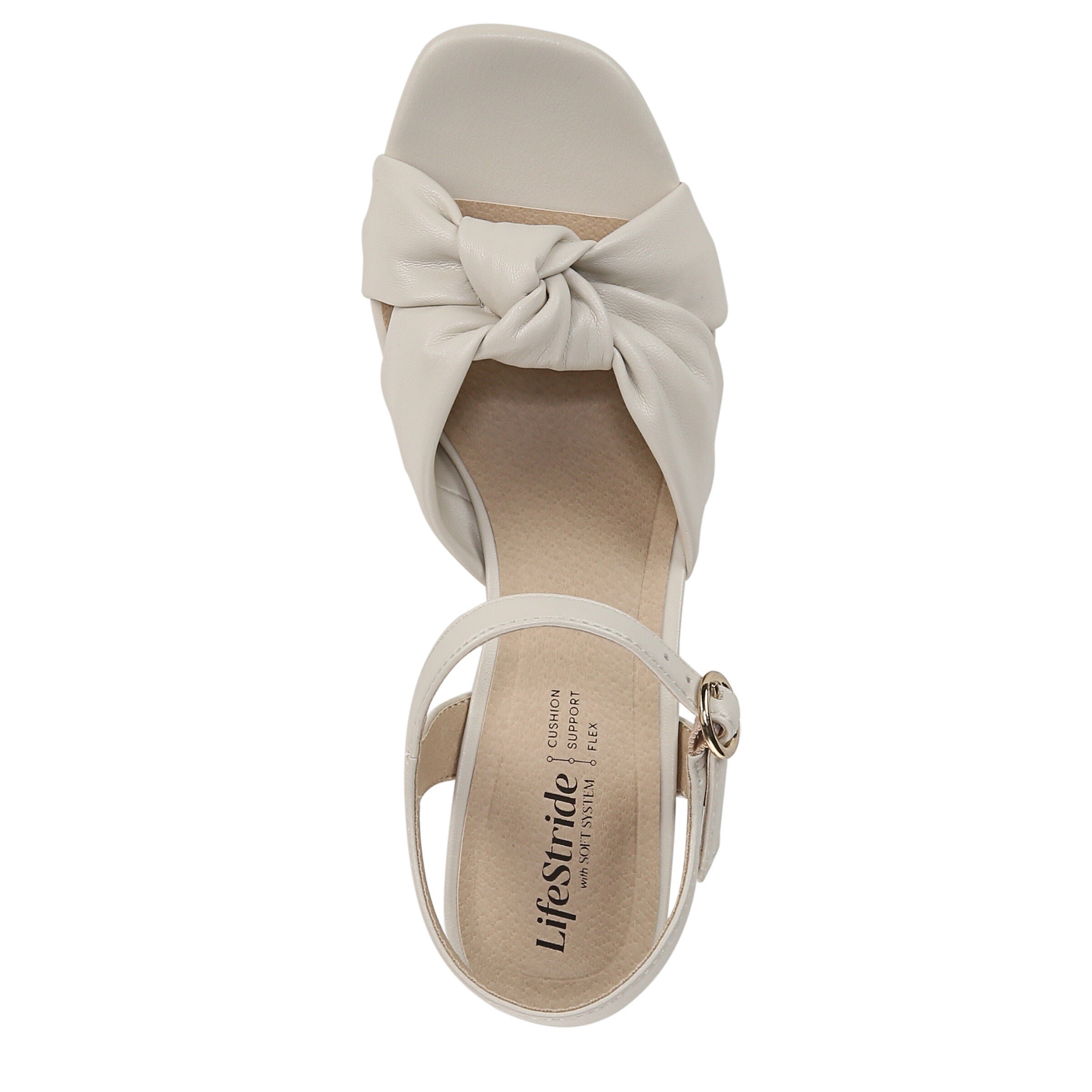 August Dress Sandal, BONE WHITE, alternate image number 6