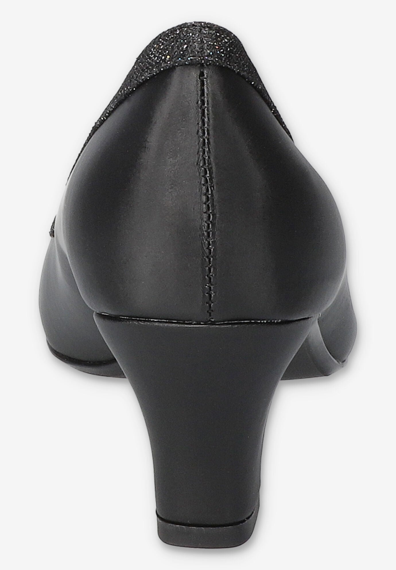 Kata Pump, BLACK SATIN, on-hover image number 1