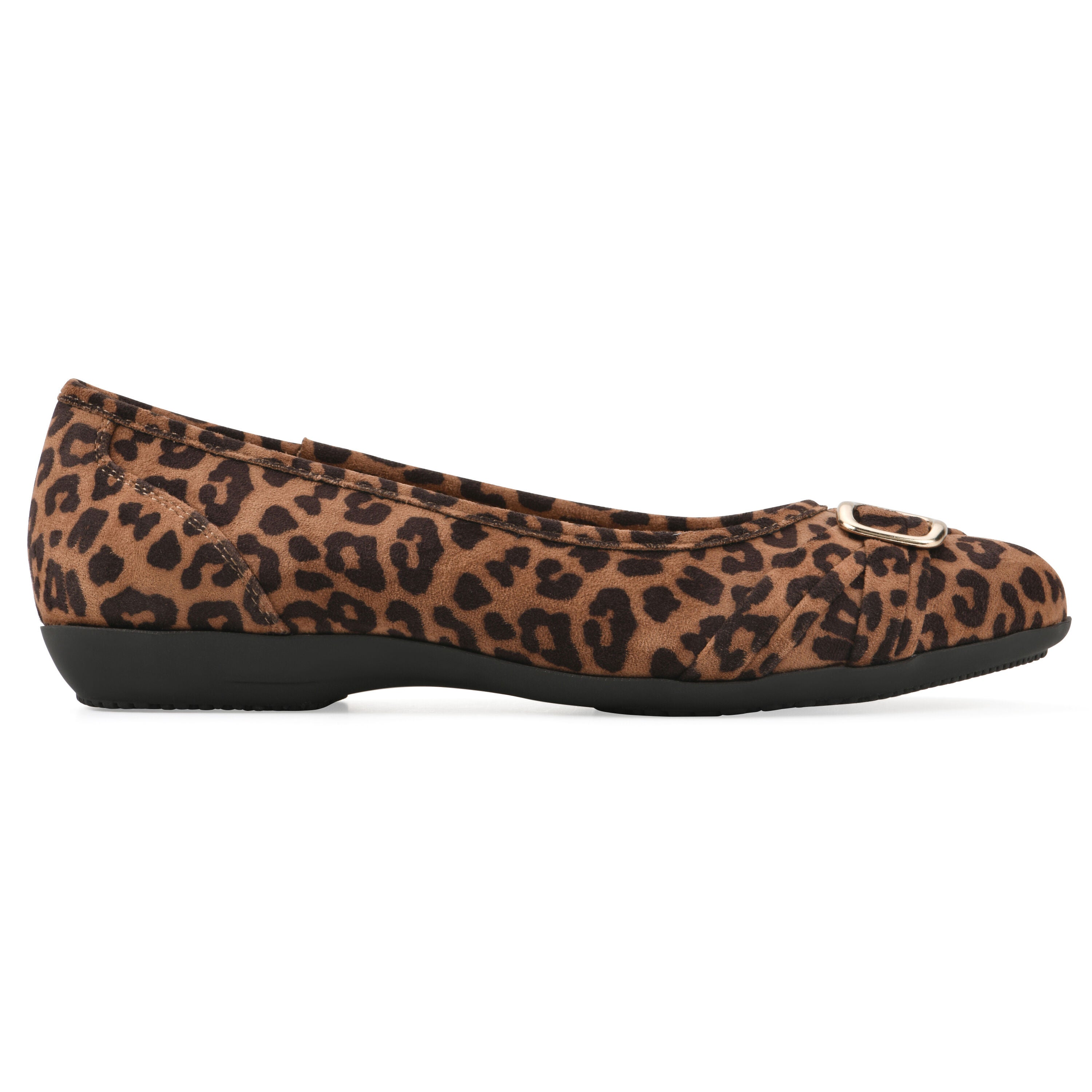 Calming Ballet Flat, DARK TAN LEOPARD, alternate image number 2