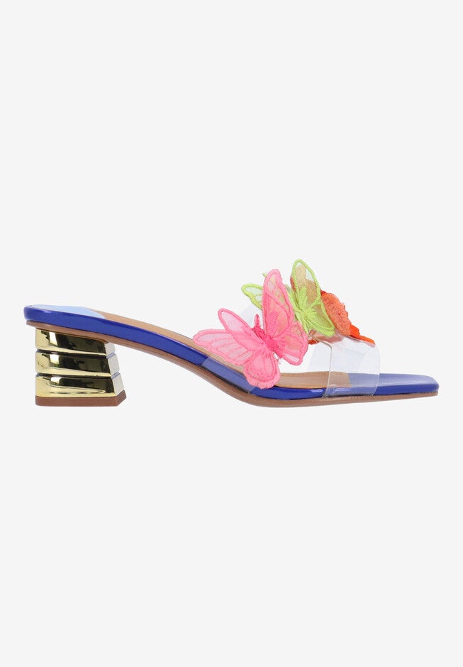 Cybel Slip-On Sandal, BLUE, alternate image number null