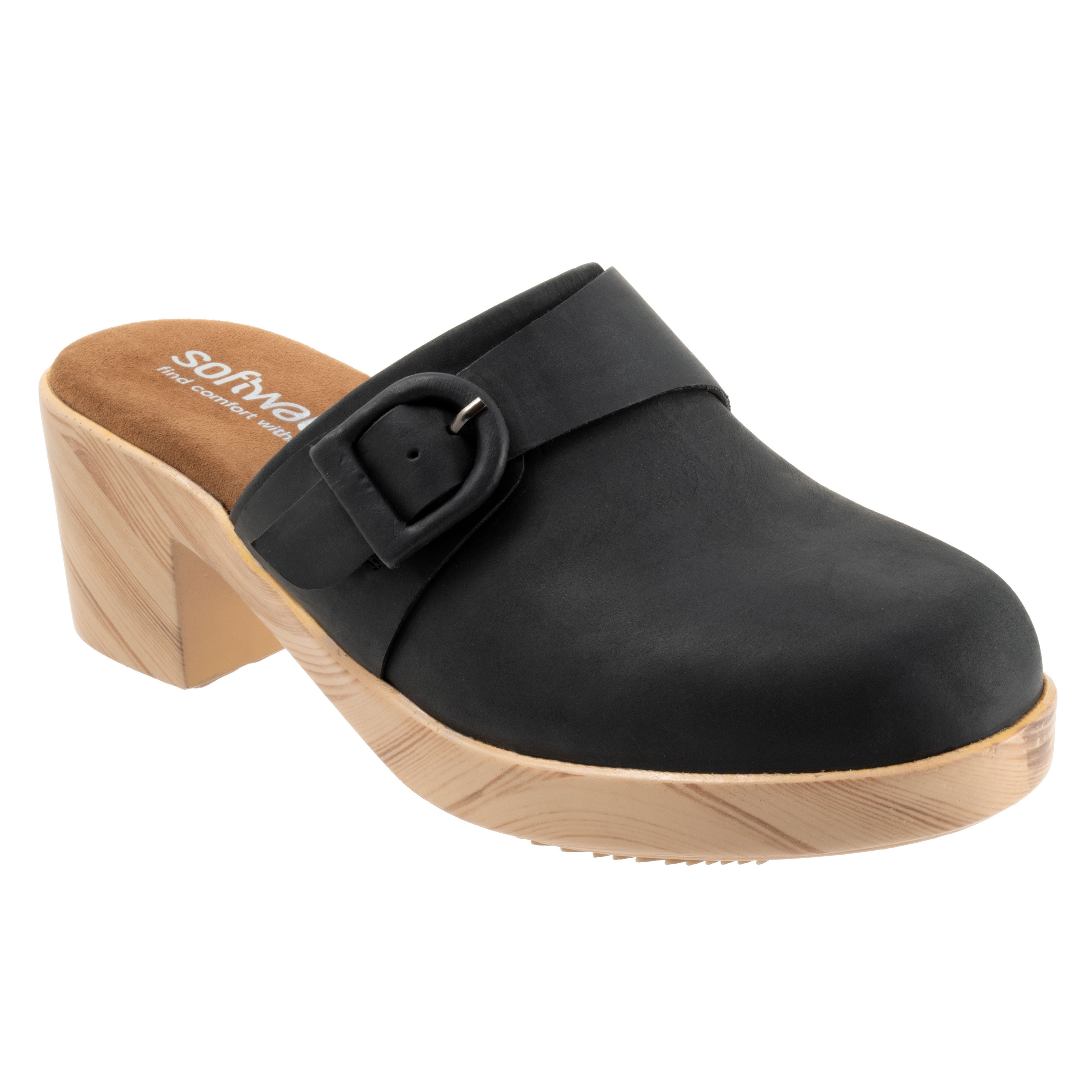 Ferrara Clog, DARK BLACK OILY, hi-res image number 0