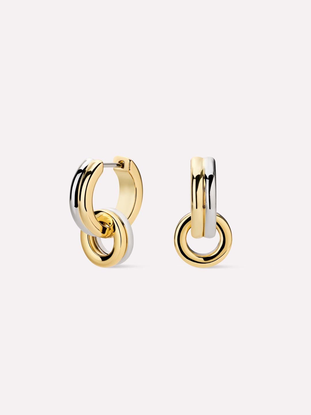 Asher Drop Huggie Earrings, GOLD, hi-res image number 0