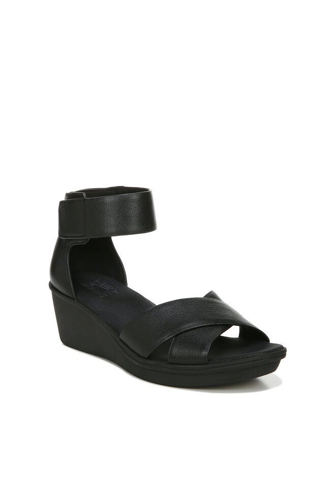 Riviera Sandals, BLACK LEATHER, hi-res image number null