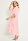 Ruffled Shirt Dress, , alternate image number null