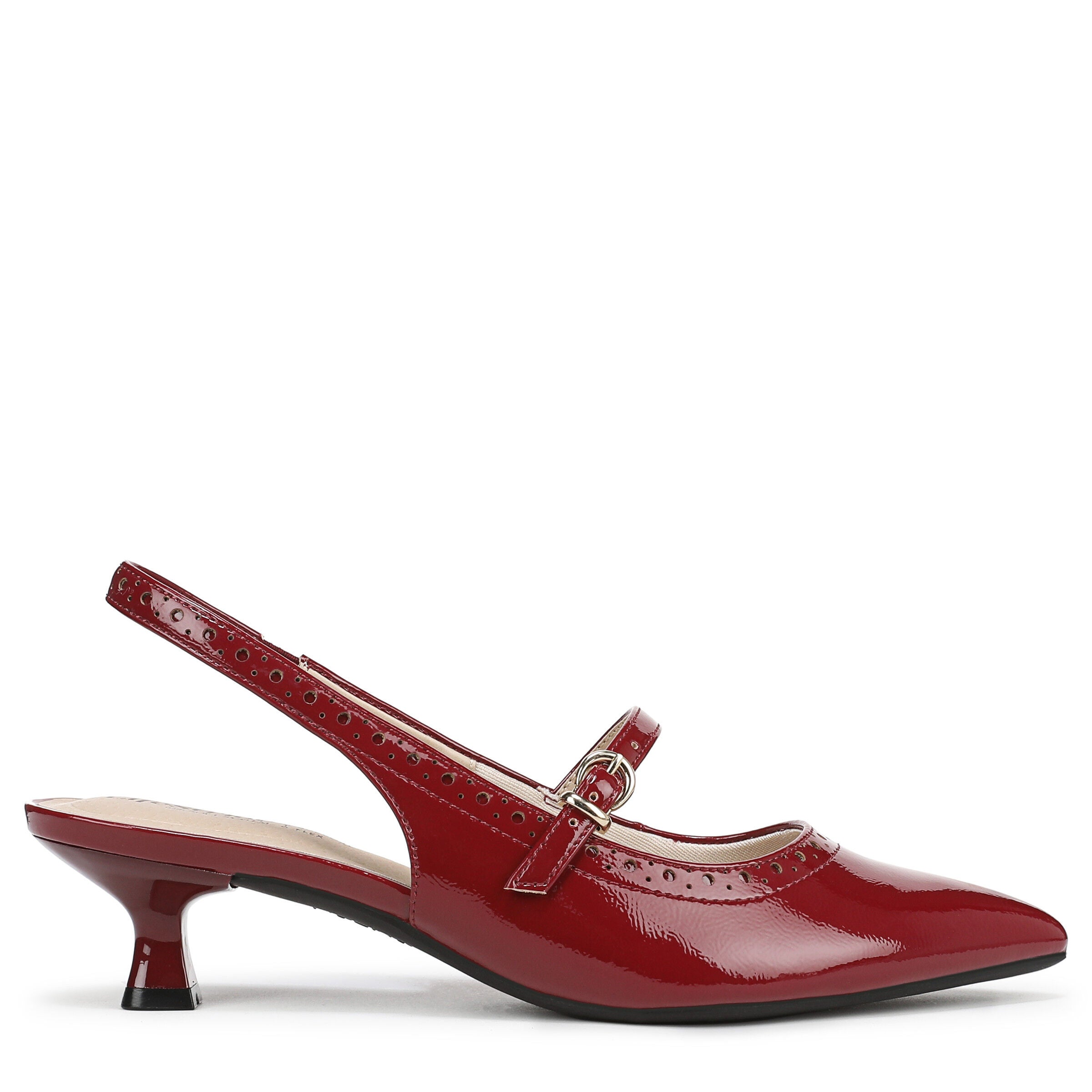Marilyn Slingback Pump, DARK CHERRY, alternate image number 3