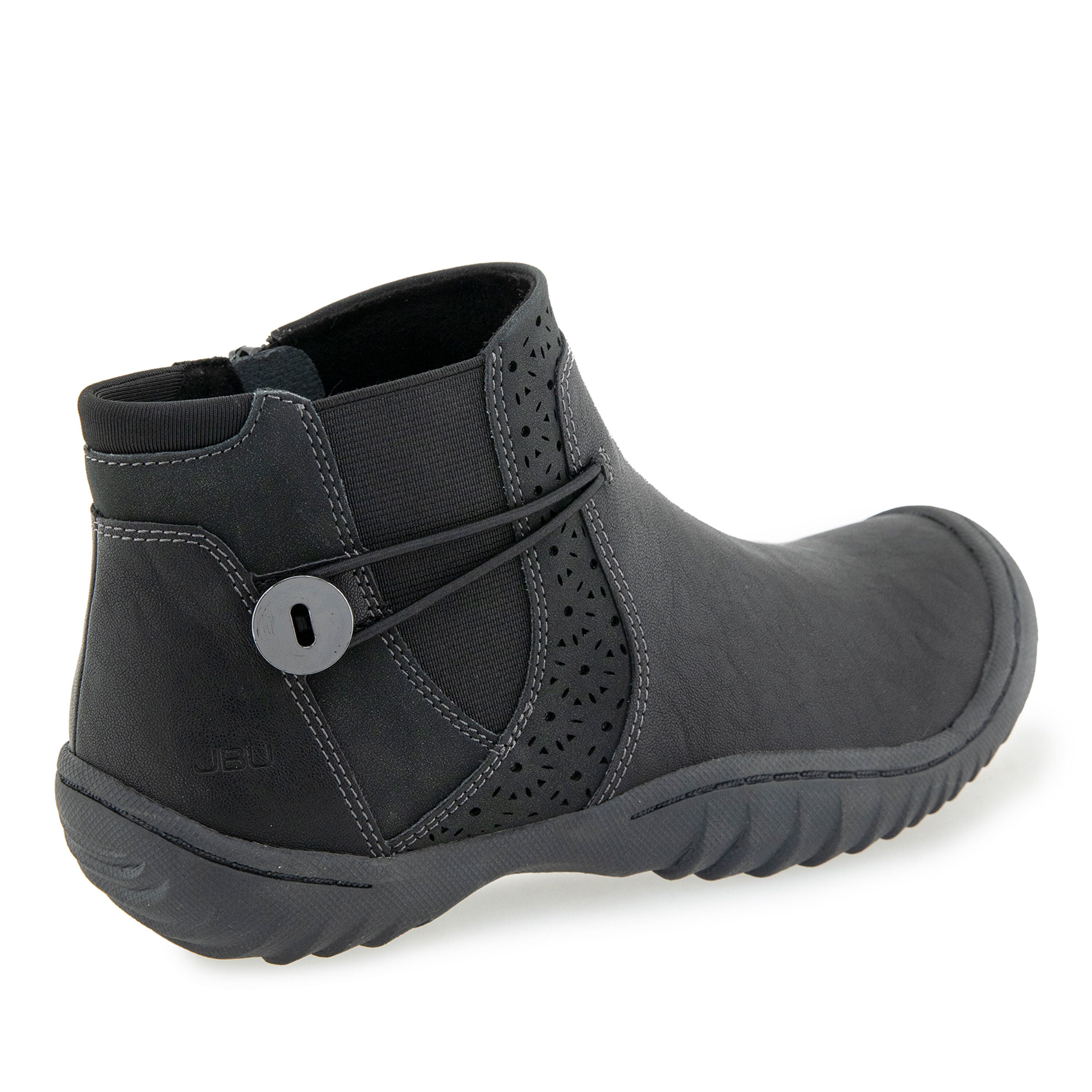 Jemma Water Resistant Casual Boot, BLACK, on-hover image number 1