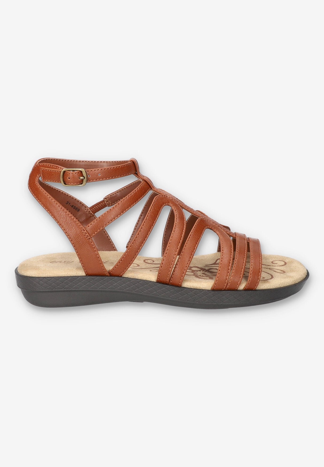 Daylily Gladiator Sandal, COGNAC, alternate image number 2