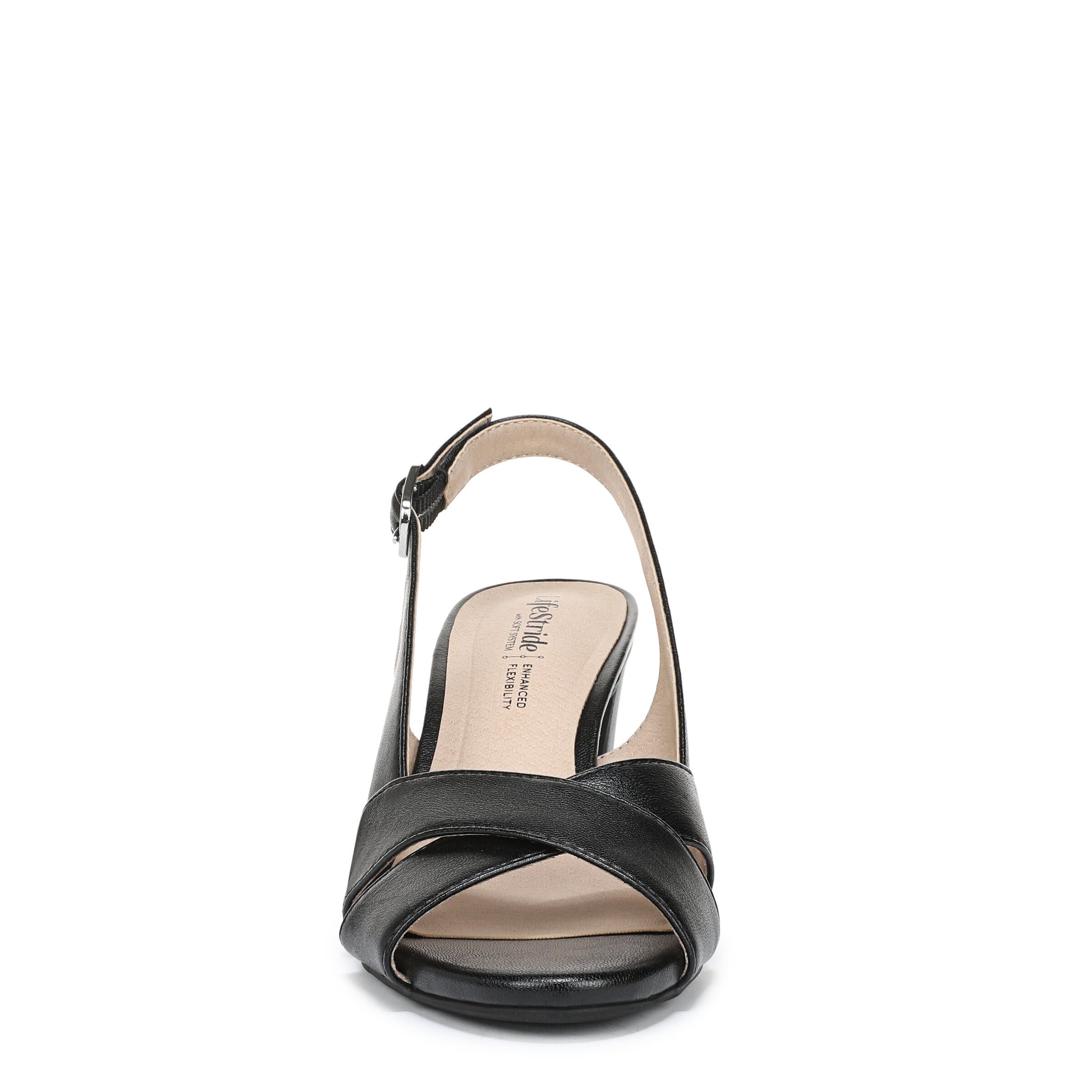 Freesia Slingback Sandal, BLACK, alternate image number 4