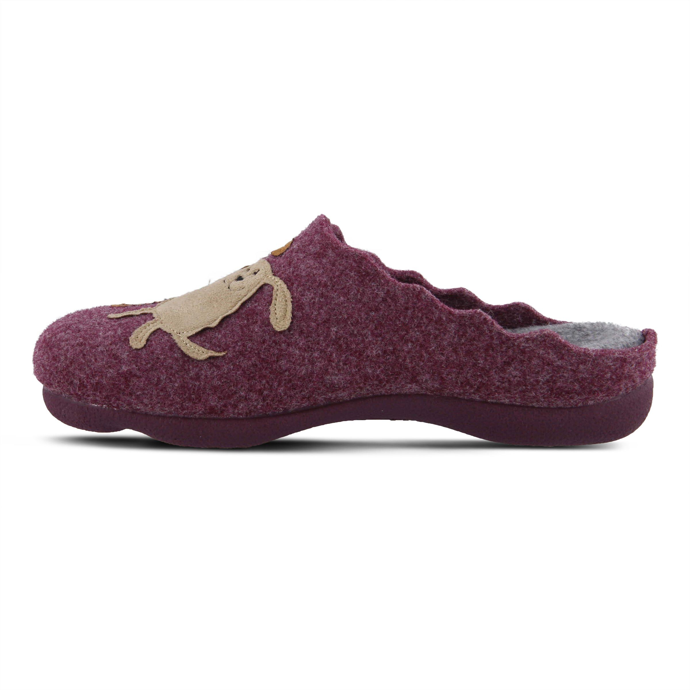 Petlove Slippers, BORDEAUX, alternate image number 2